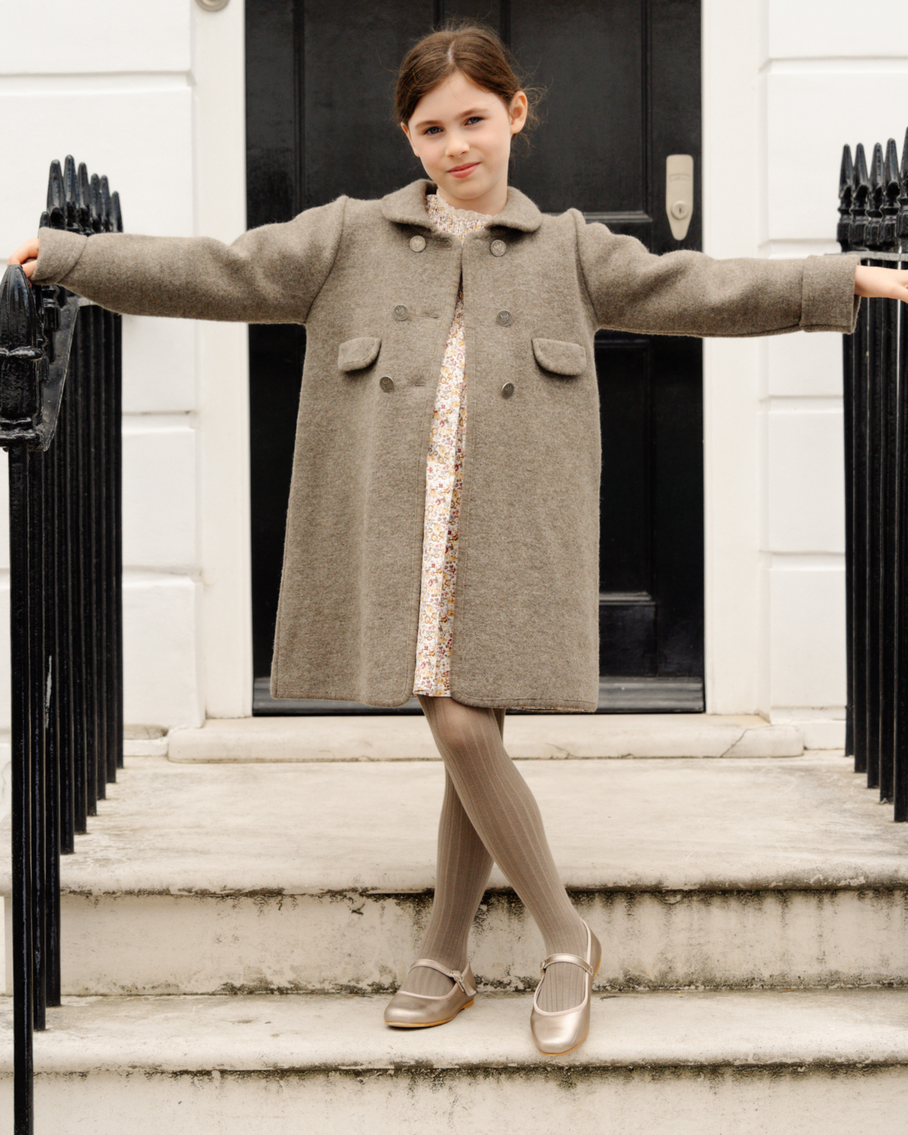 Razorbil - Girl Austrian wool Coat Mink