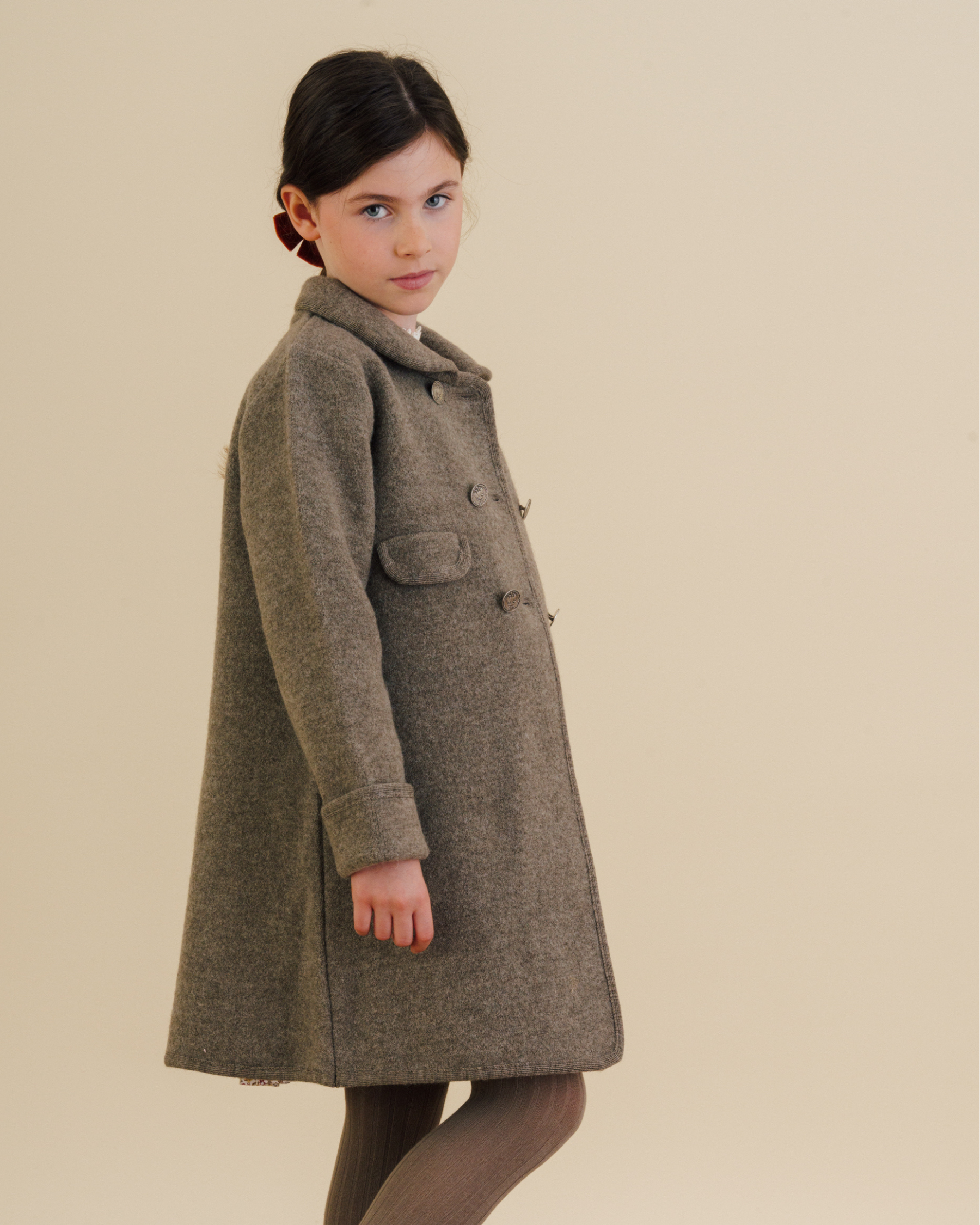 Razorbil - Girl Austrian wool Coat Mink