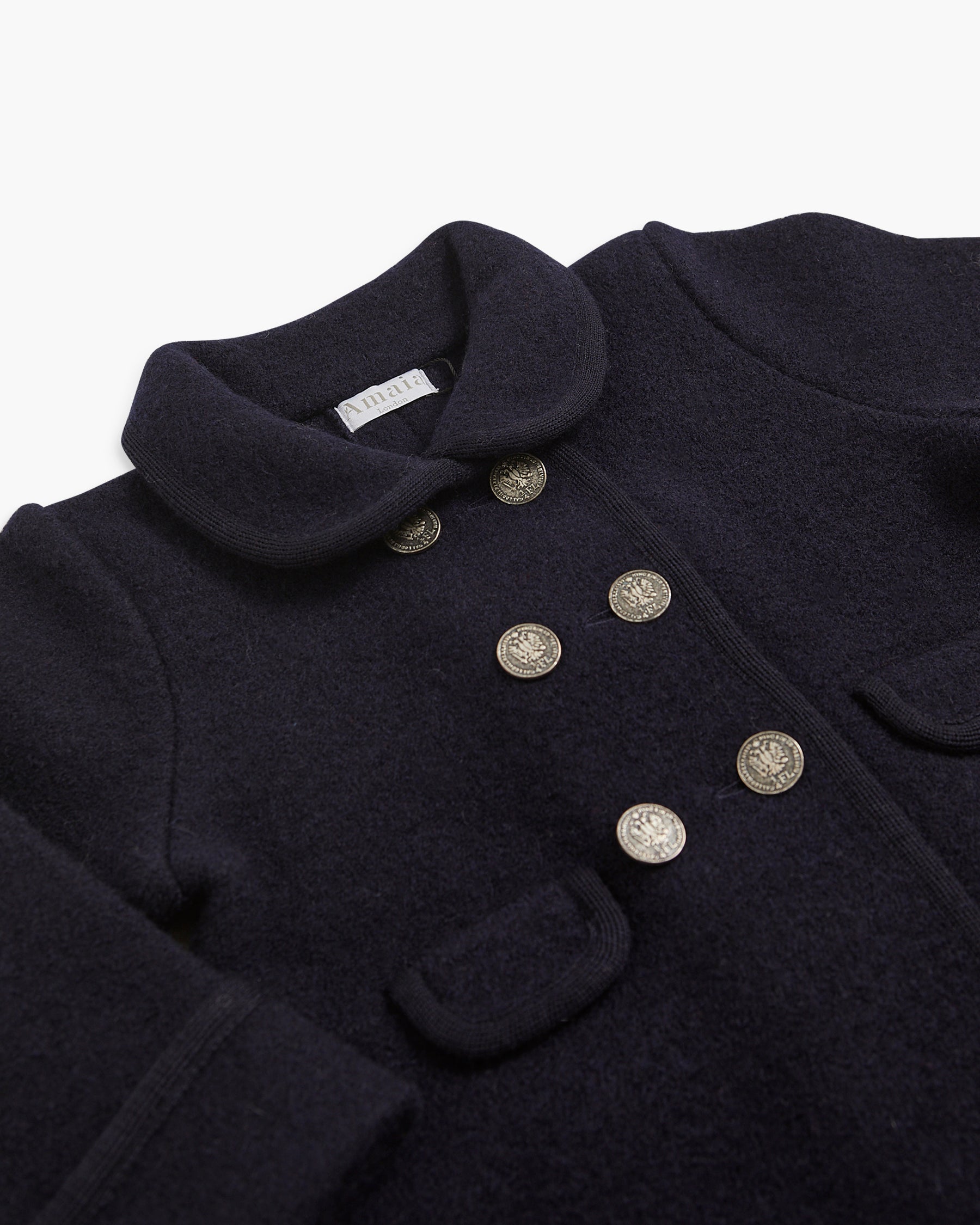 Razorbil Coat Navy worn by Princess Charlotte