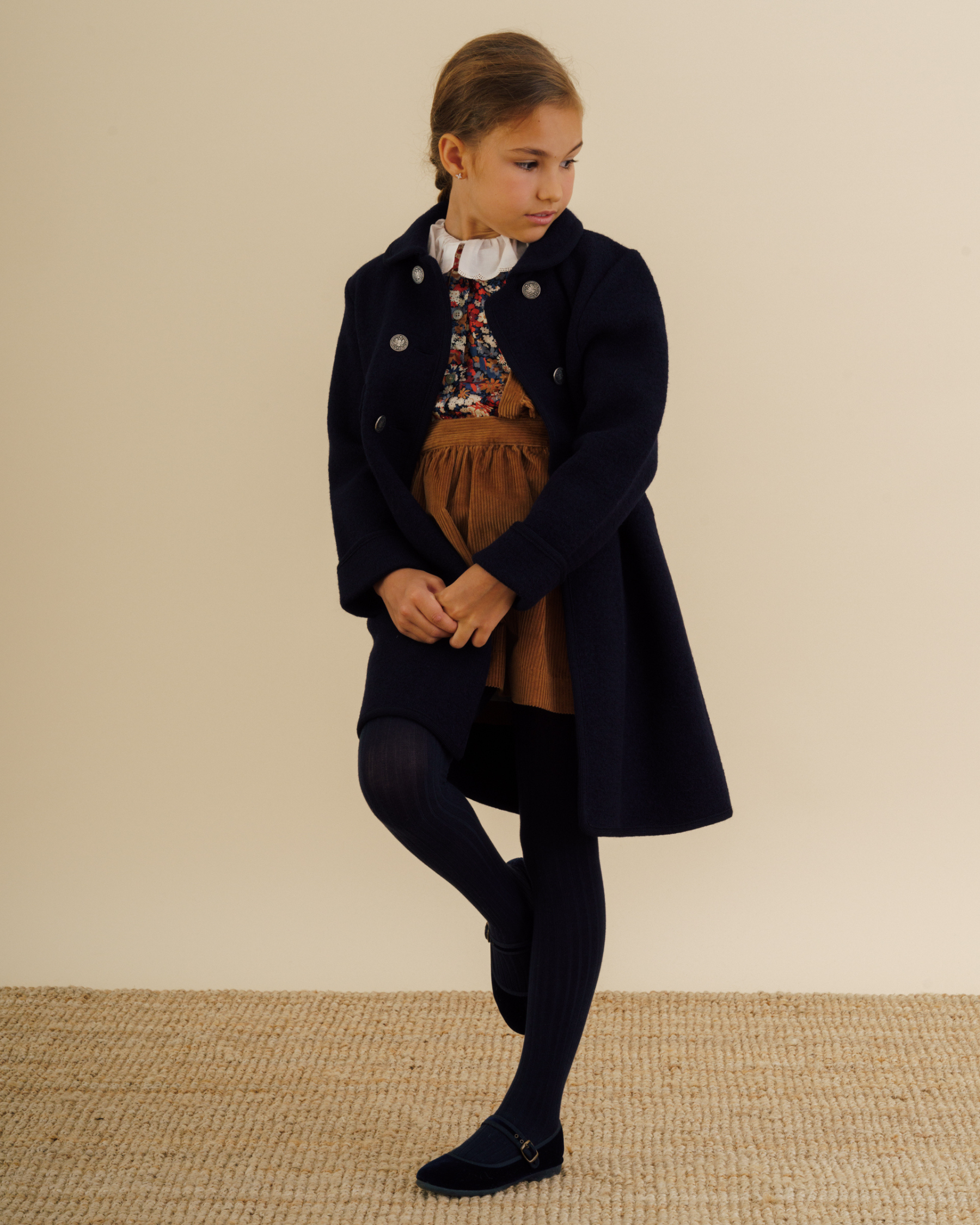 Razorbil Coat Navy worn by Princess Charlotte