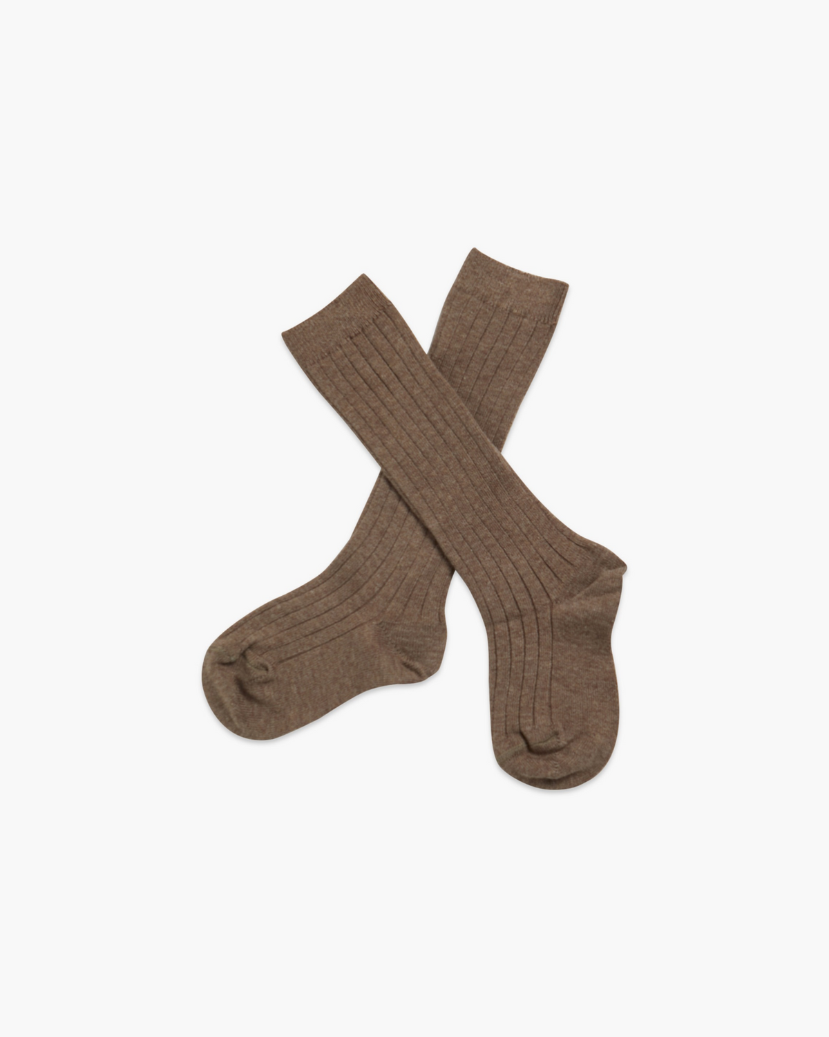 Ribbed High Knee Socks Trunk