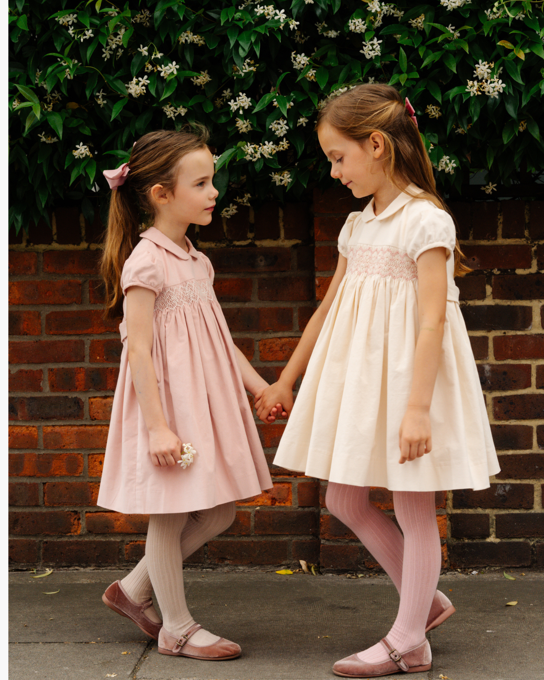 Ribbed Tights Dusty Pink