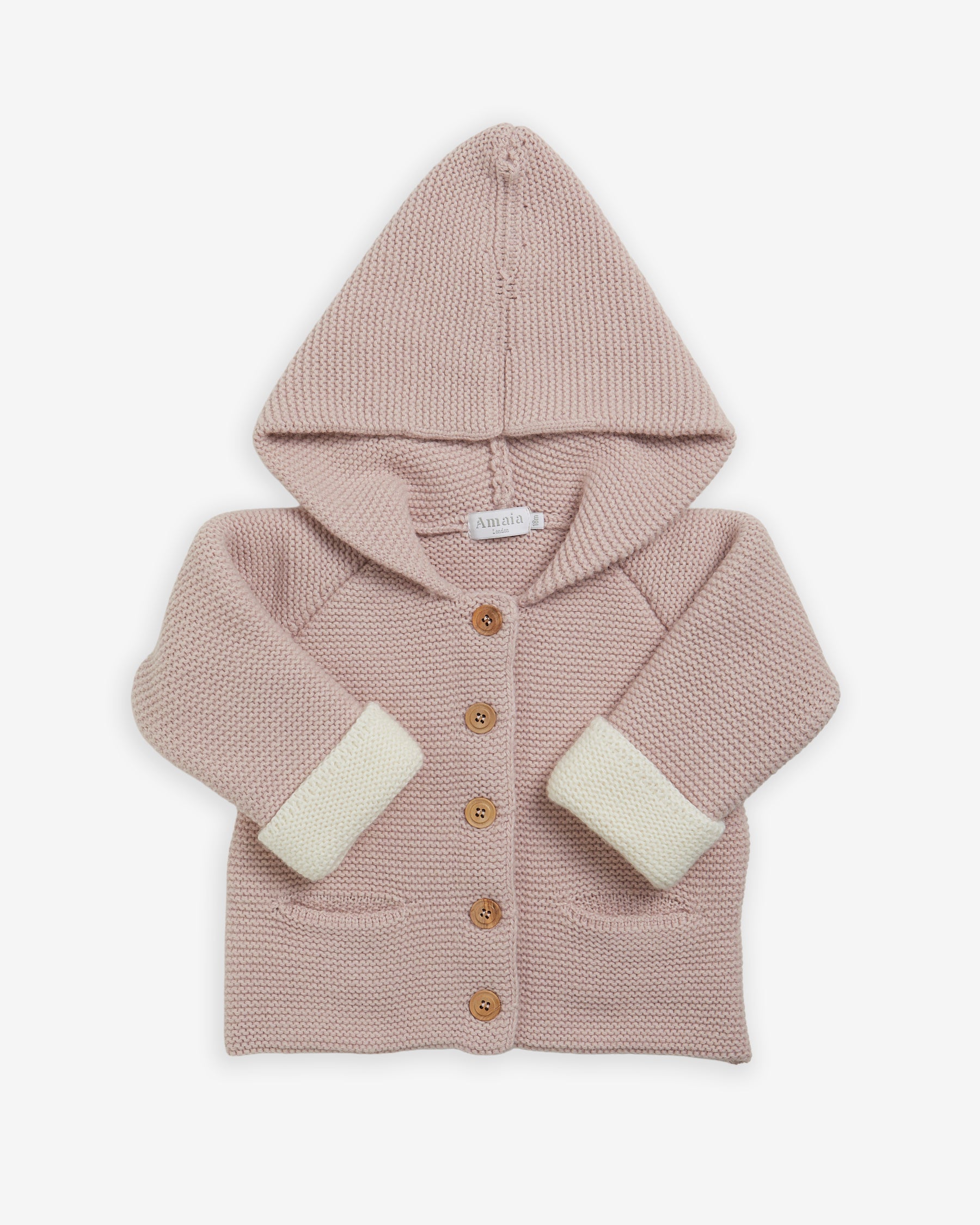 Robin Knitted Jacket Dusty Pink