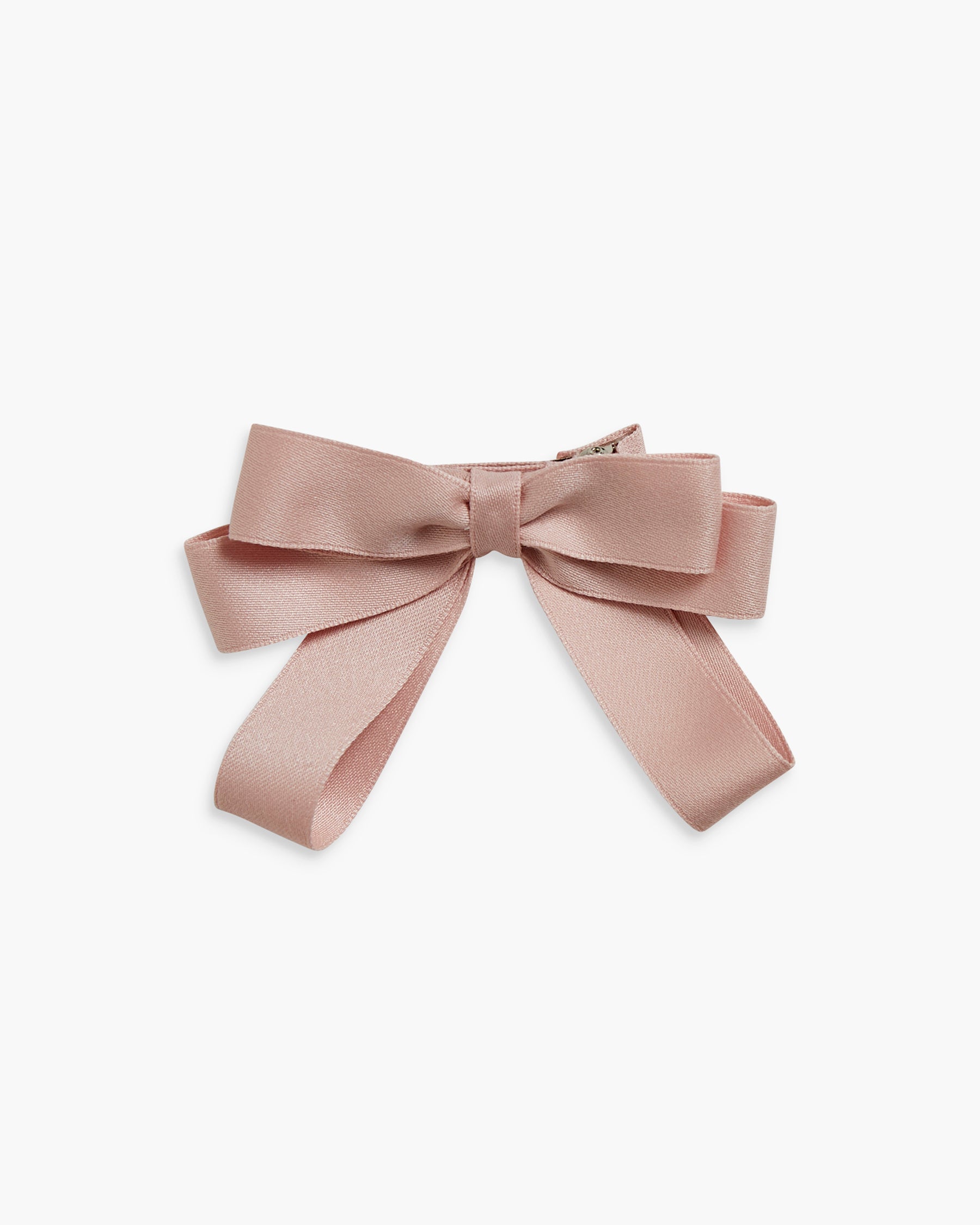 Satin Bow Pastel Pink