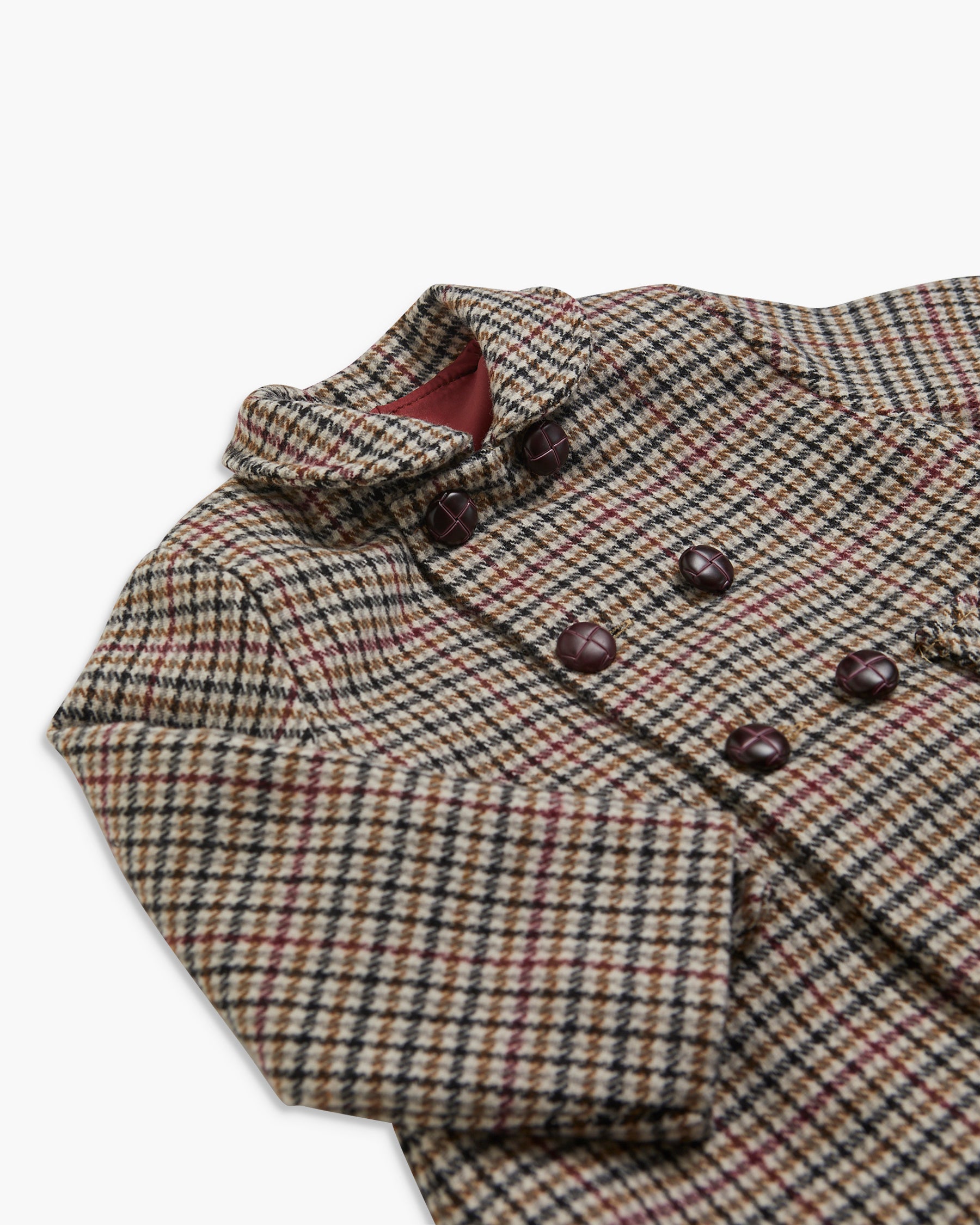 Sherlock Baby Jacket Checked Tweed