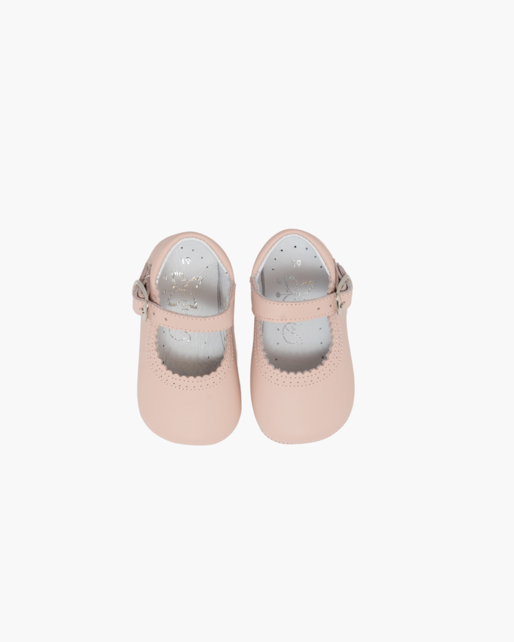 Classic Luxury Pink Baby Girl Pram Shoes Amaia London