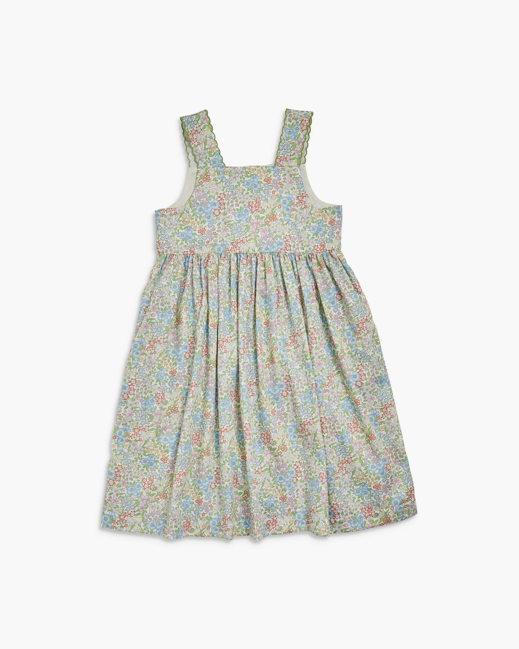 Floral dress on a white background