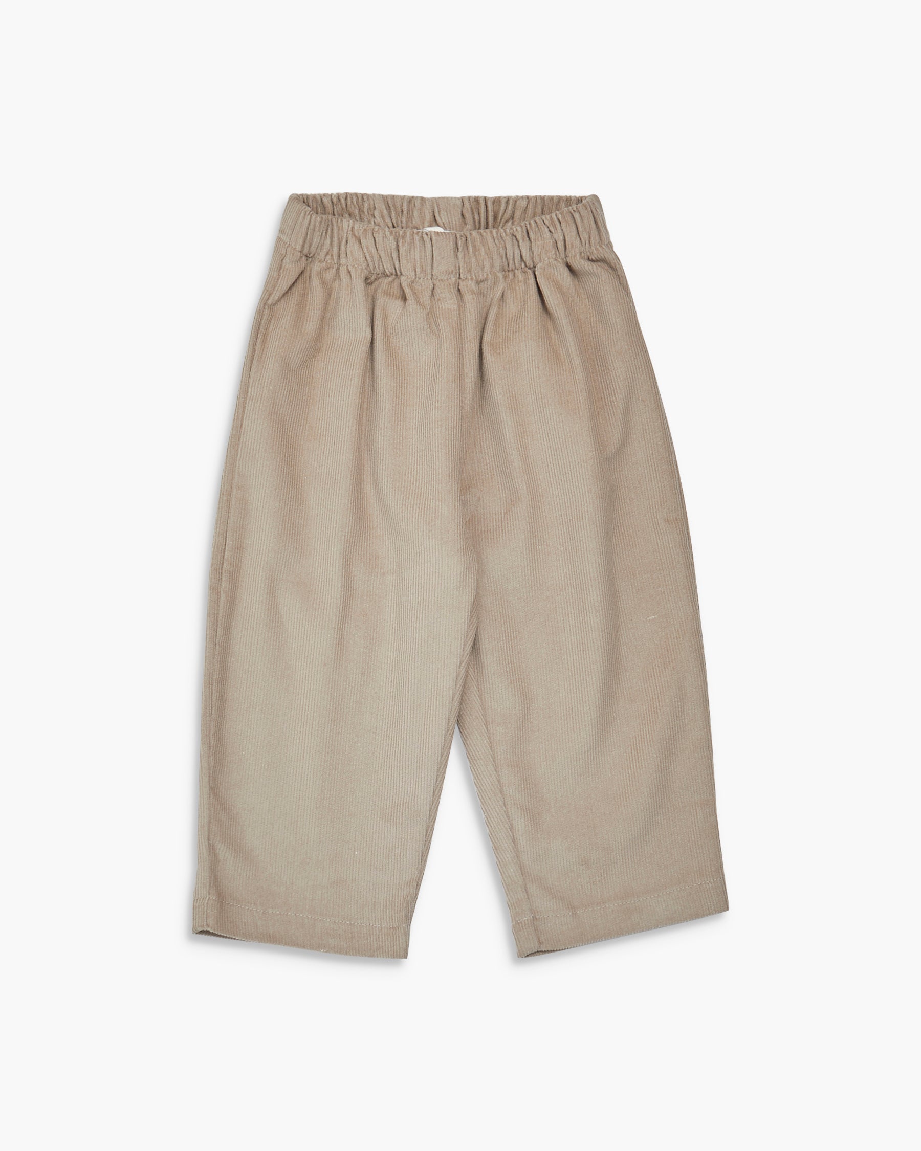 Beige pants on a white background