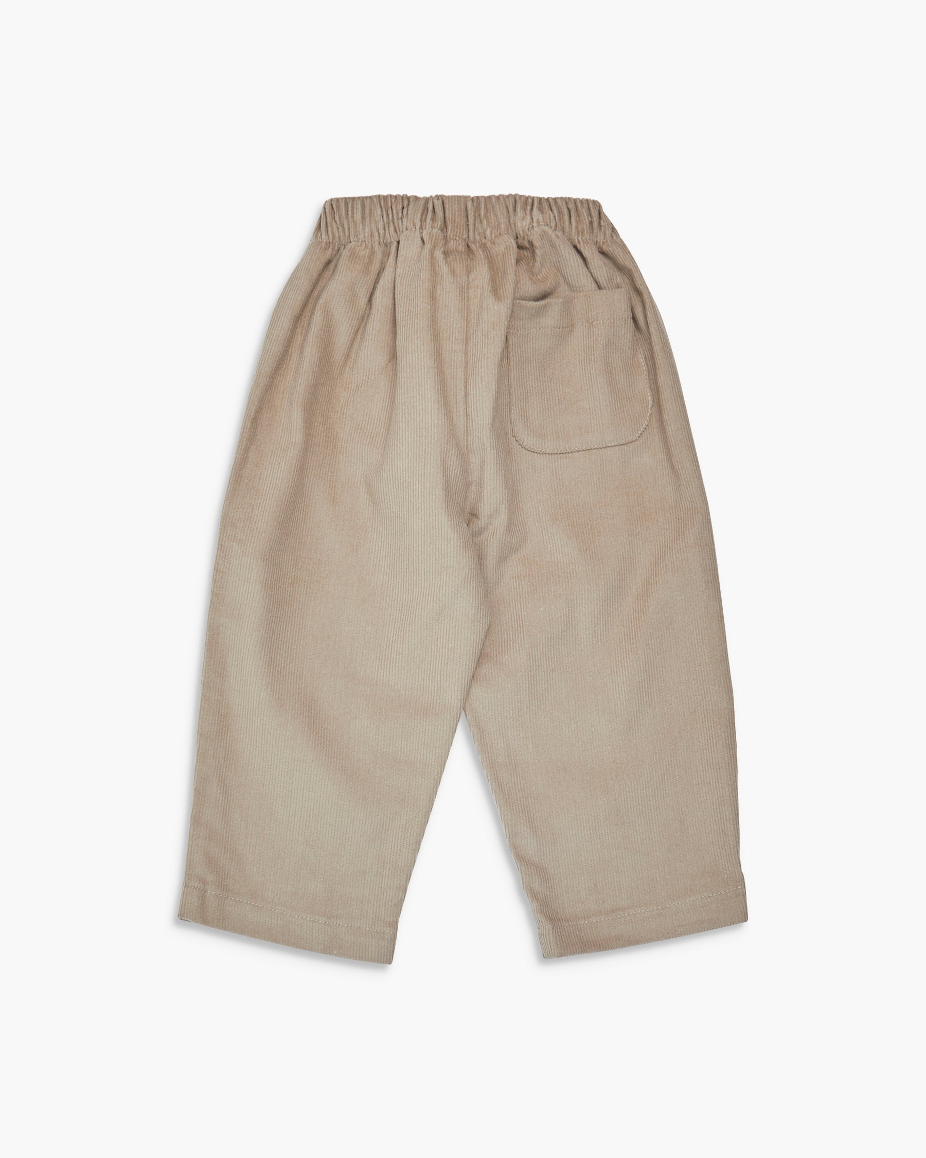 Beige pants on a white background