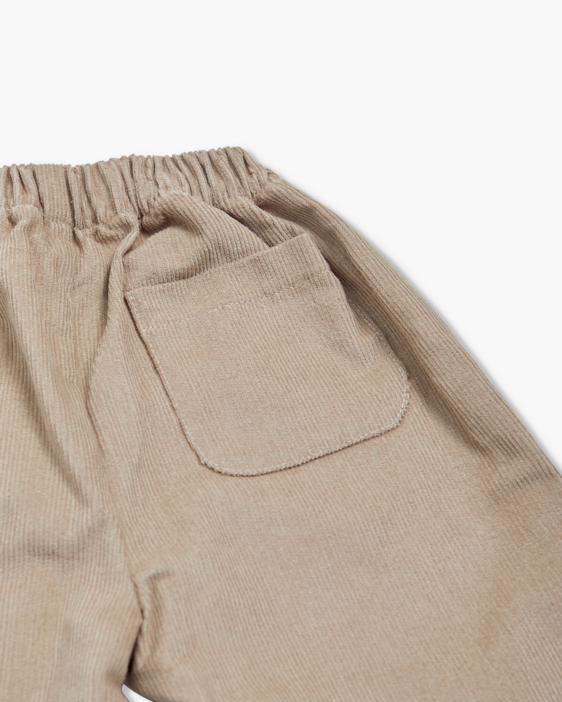 Beige pants on a white background