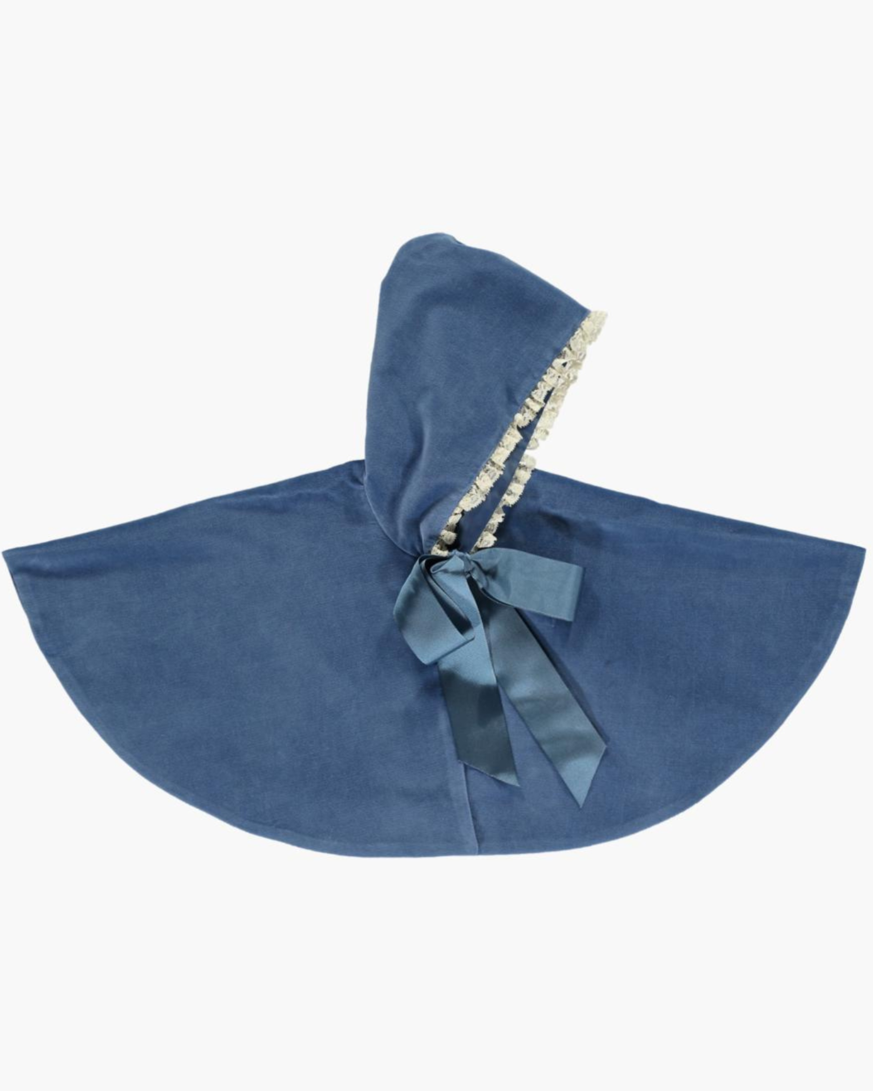 Blue Velvet Cape for Girls