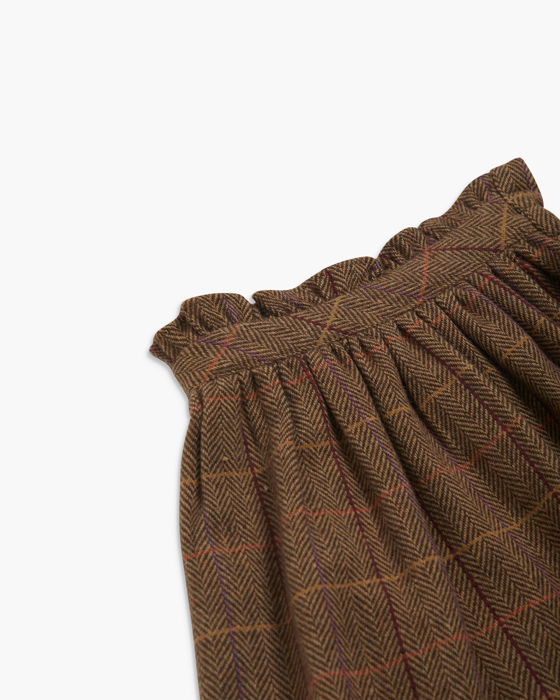 Viana Skirt Brown Tweed