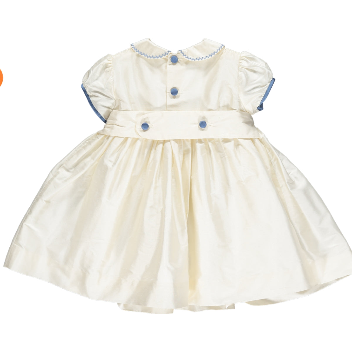 Beatrice Silk Dress Blue