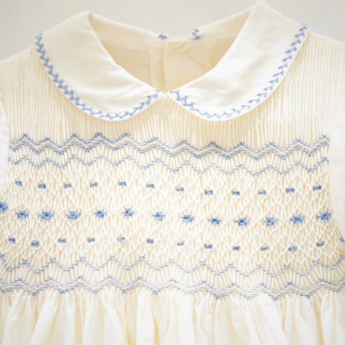 Beatrice Silk Dress Blue