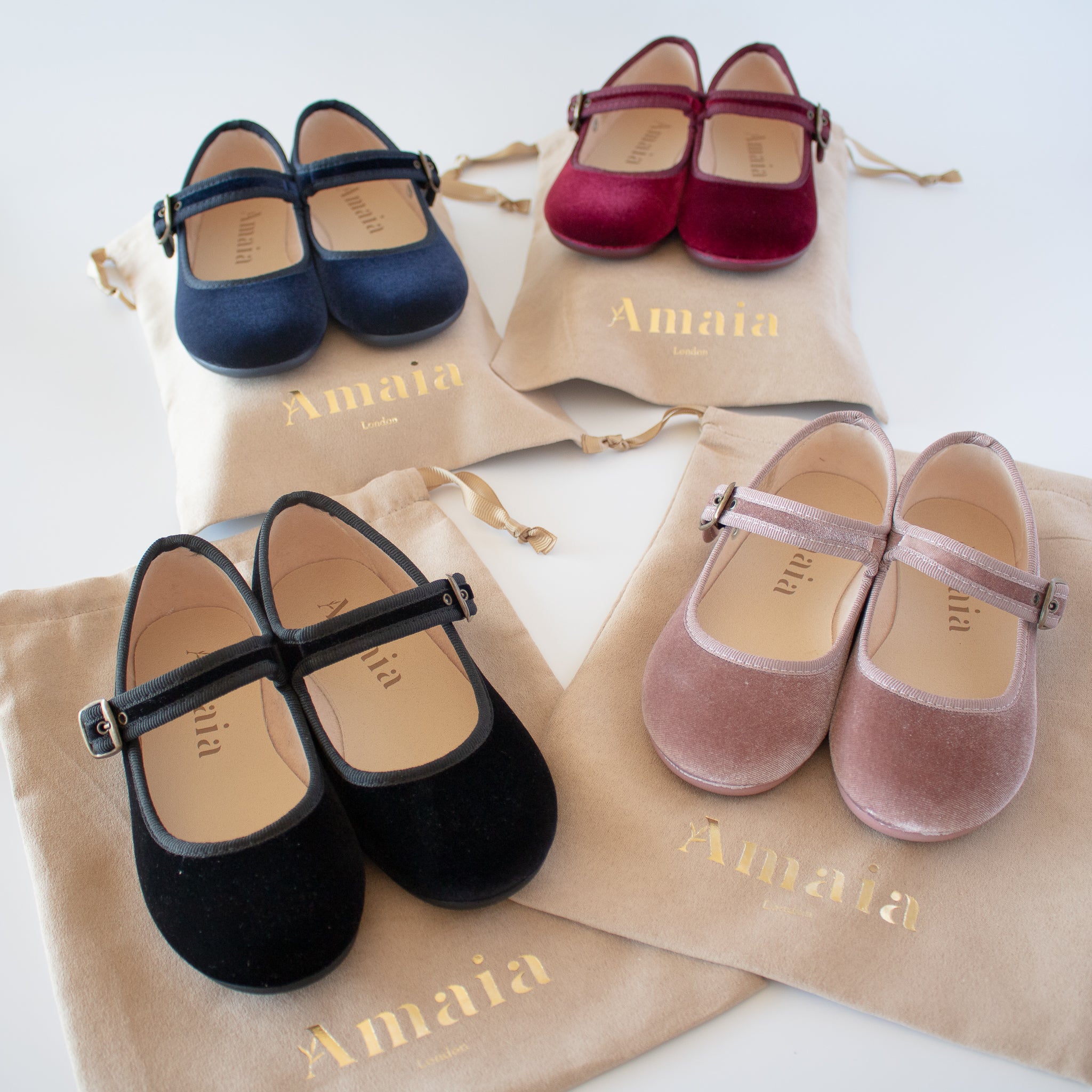 Girl Velvet Shoes style Mary Jane