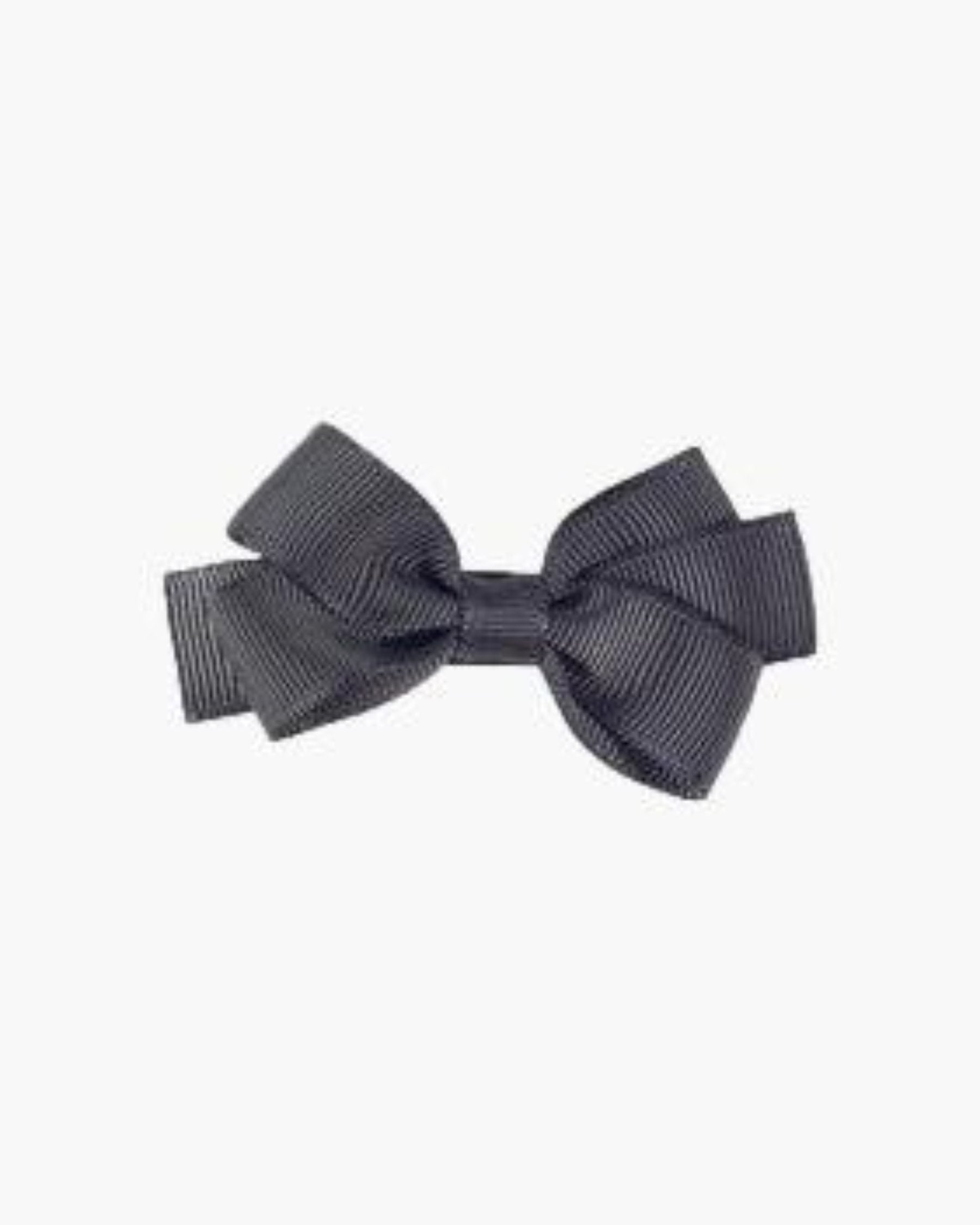 Medium Hair Bow Charcoal