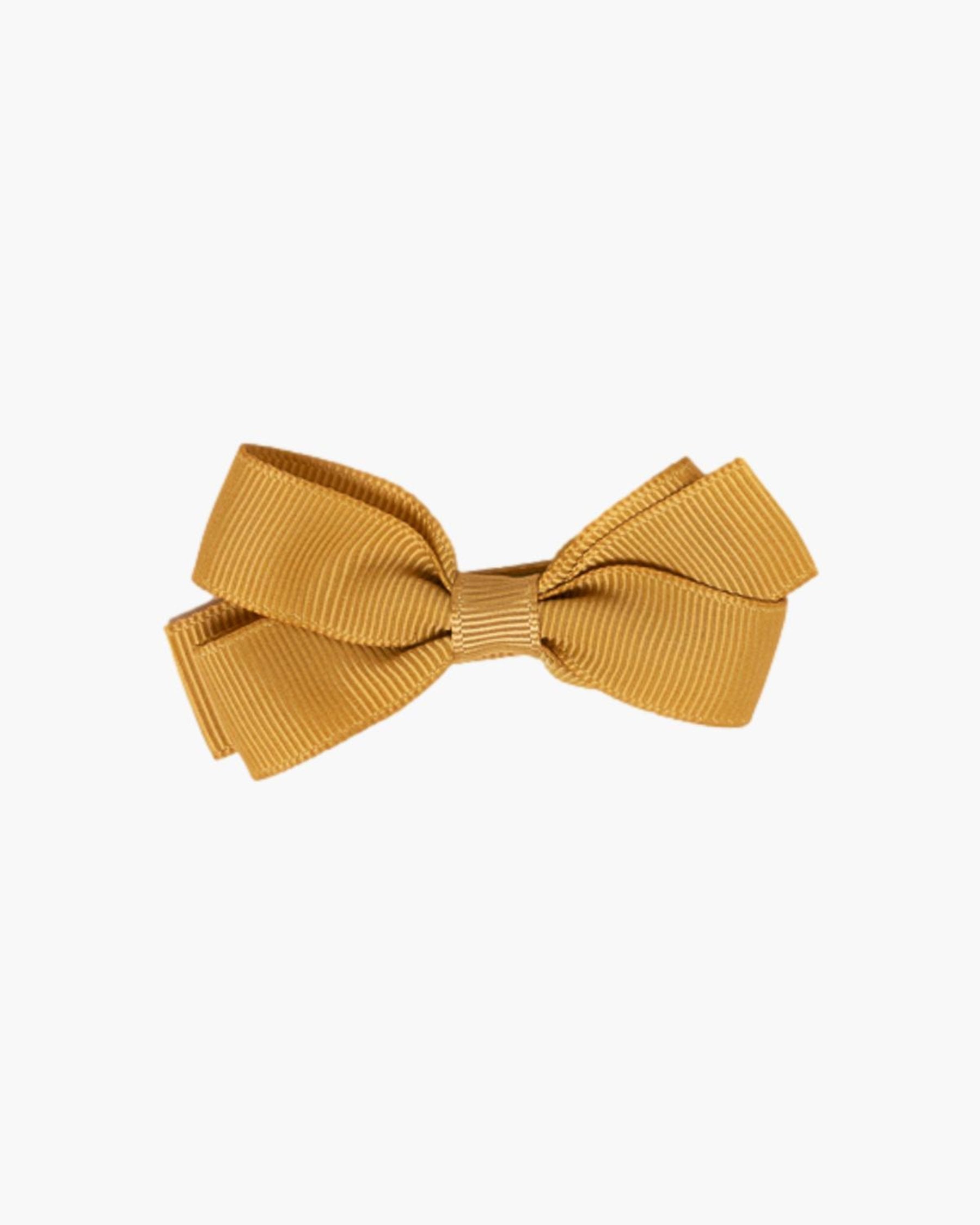 Medium Hair Bow Mustard