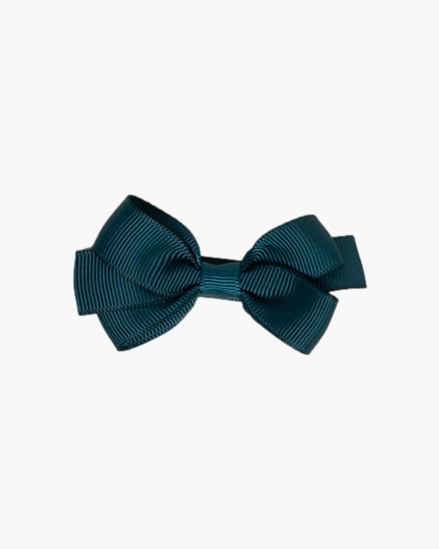 Medium Hair Bow Teal