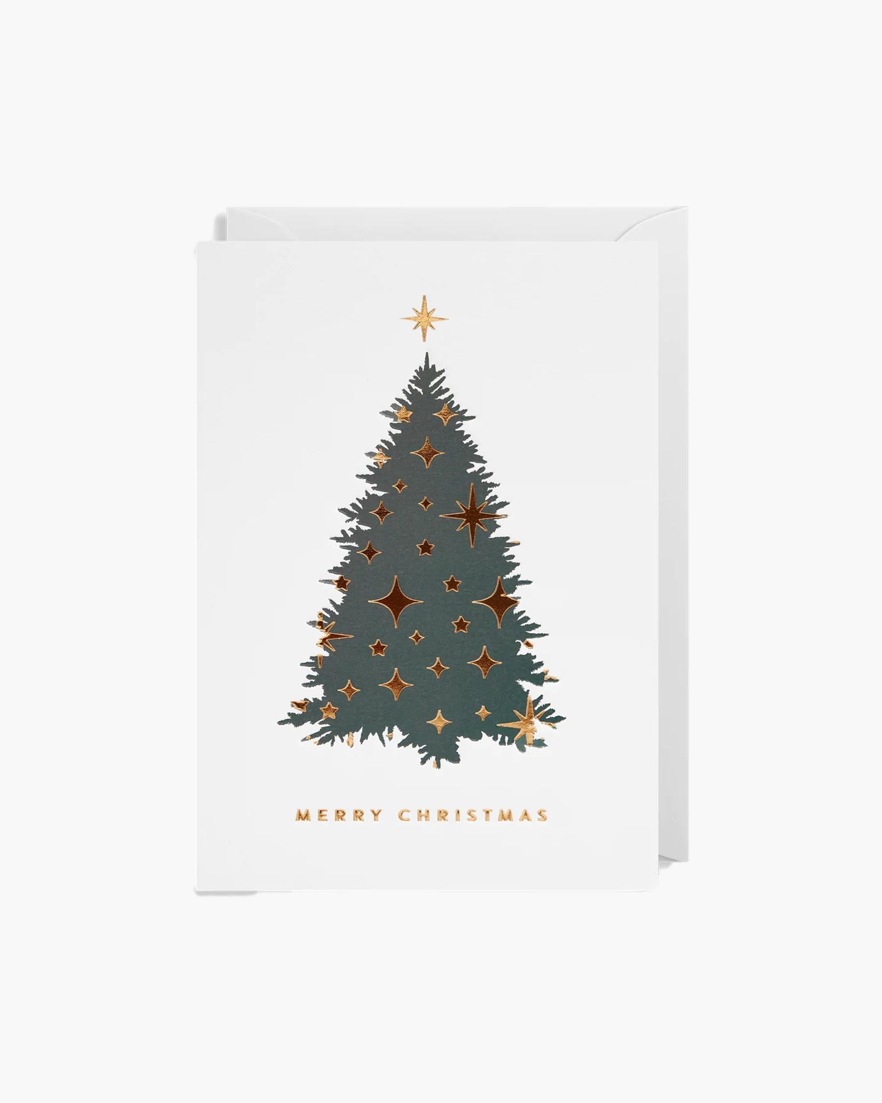 Merry Christmas Tree Christmas Card