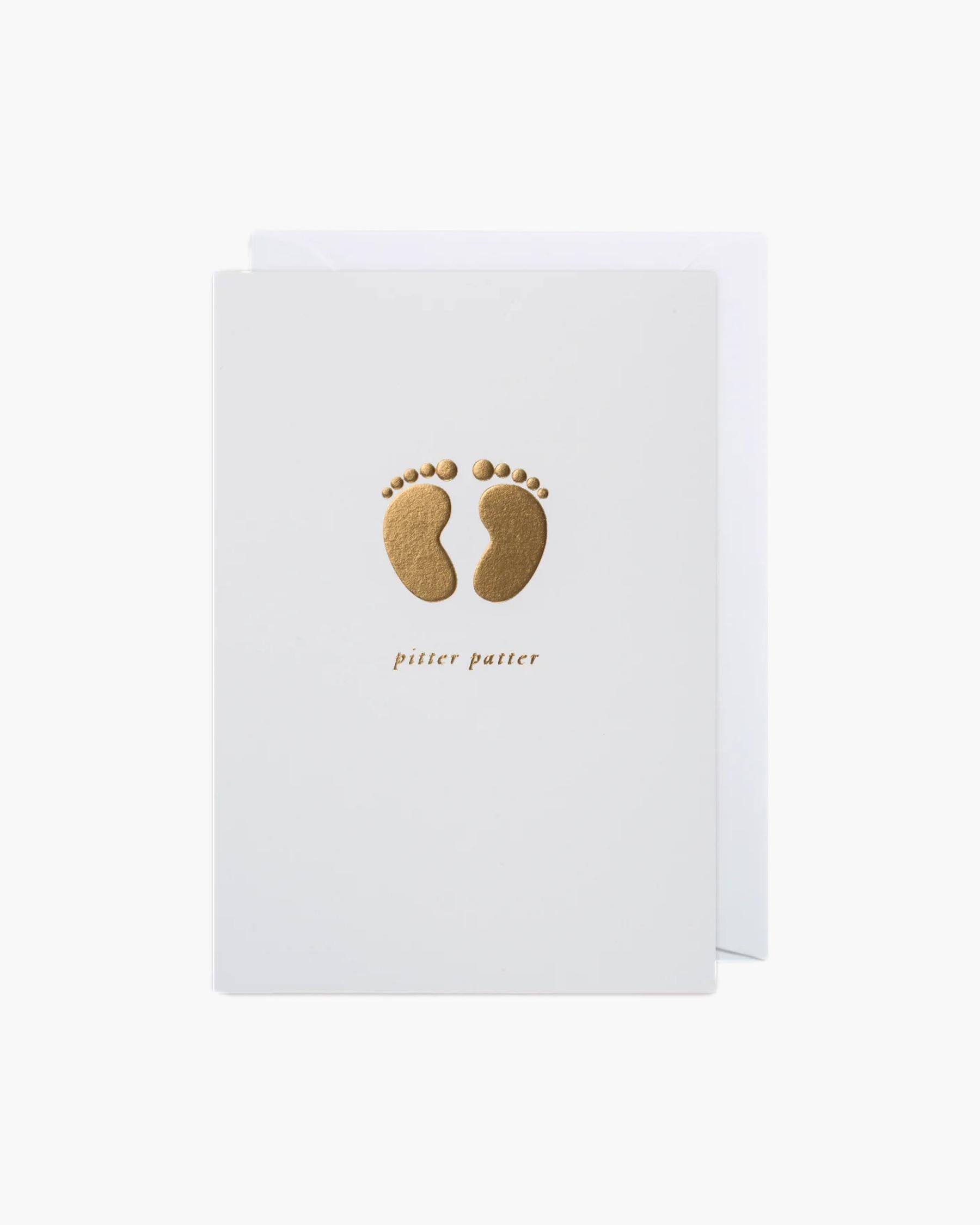 Pitter Patter Greeting Card