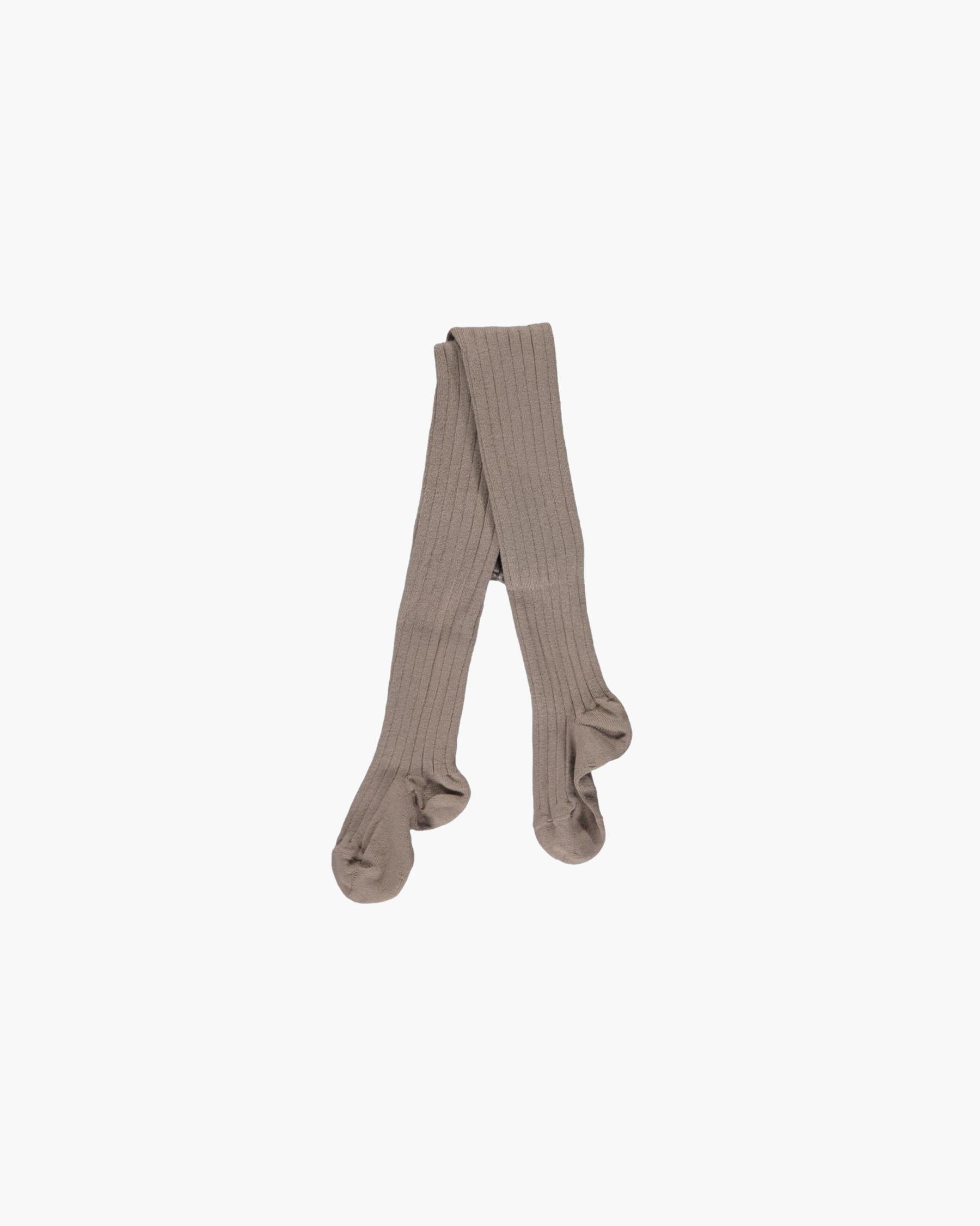 Ribbed Tights Mink