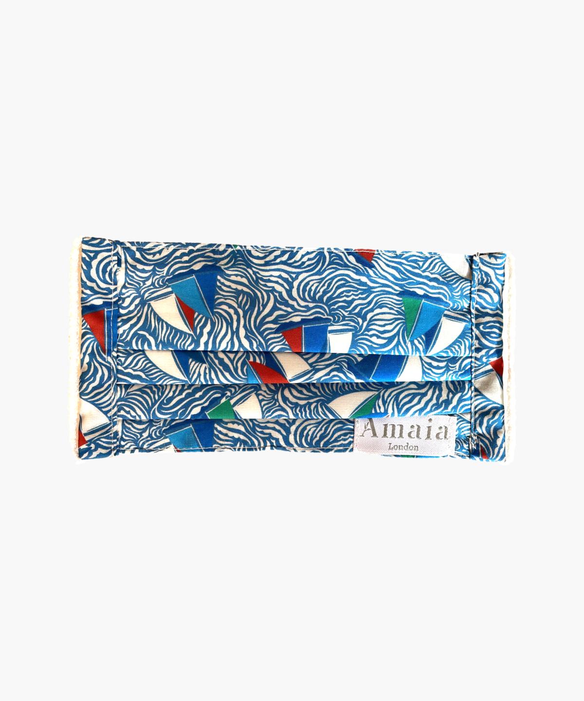 Child Reusable cotton face mask - Sail Away