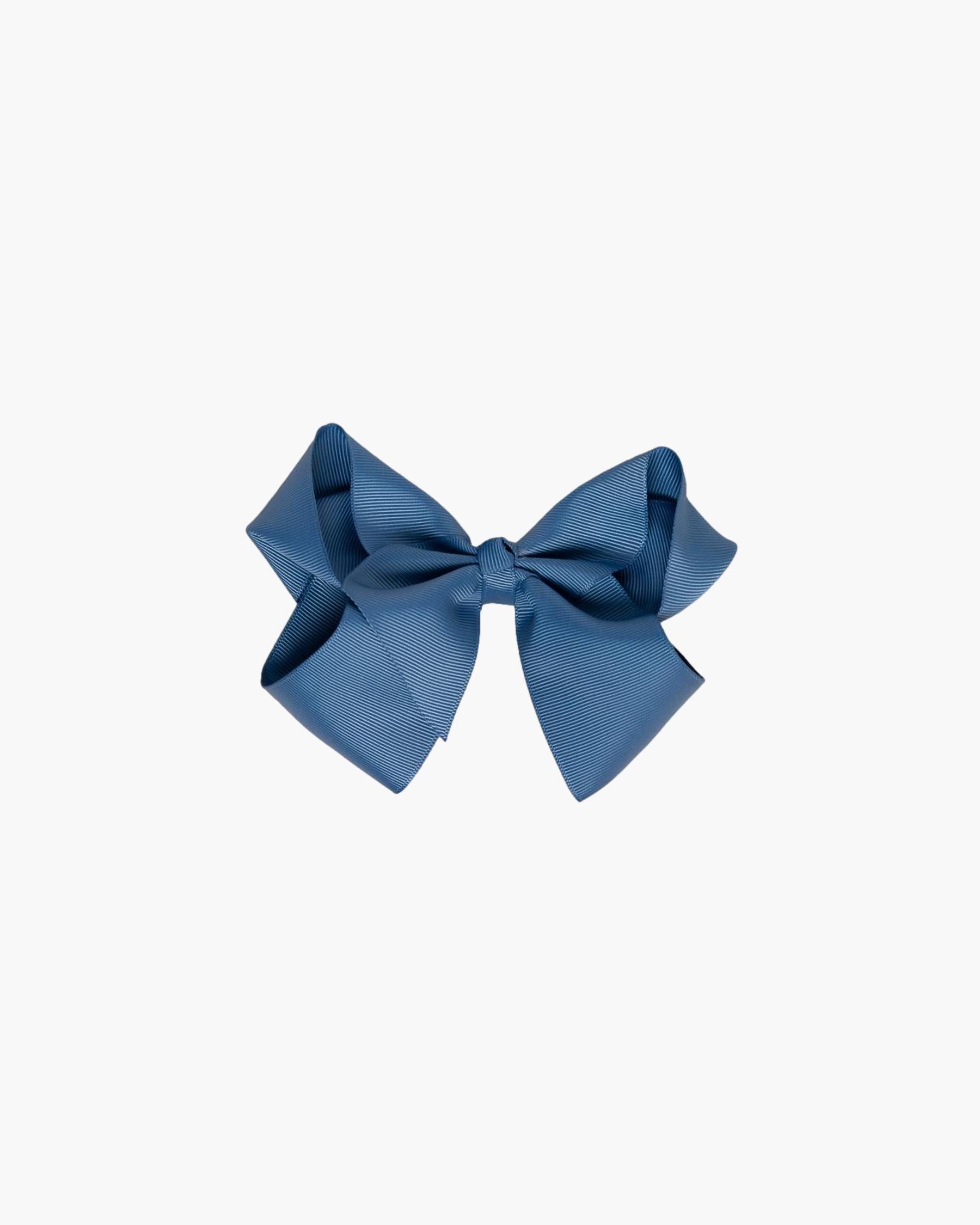 X-Large Hair Bow Denim