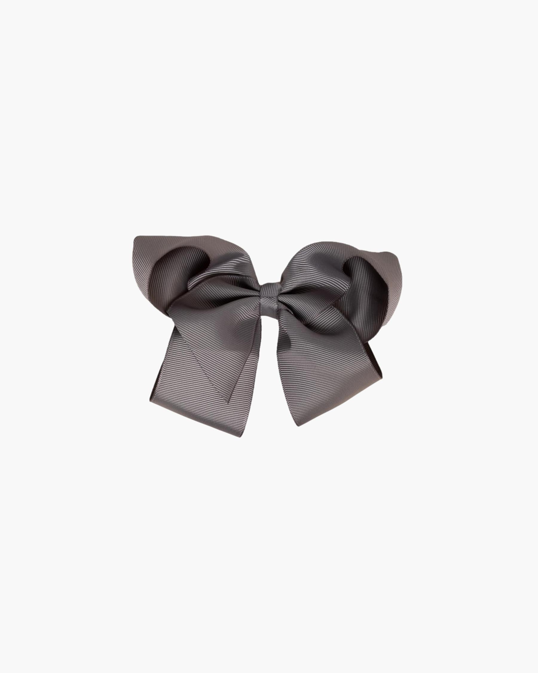 X-Large Hair Bow Grey