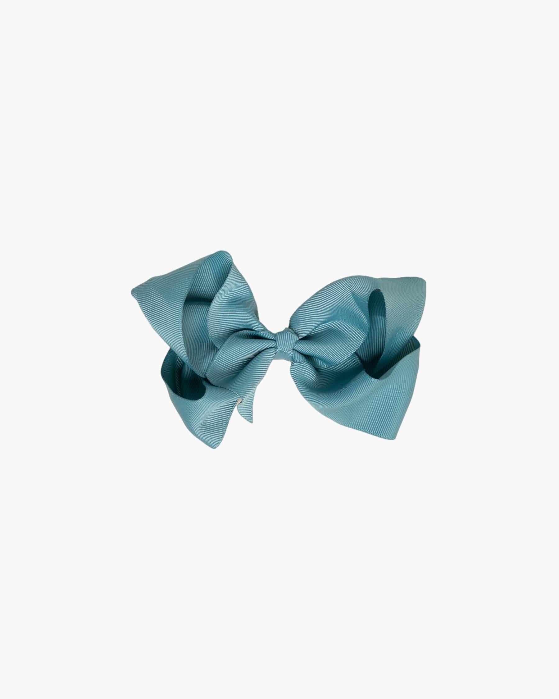 X-Large Hair Bow Nile Blue