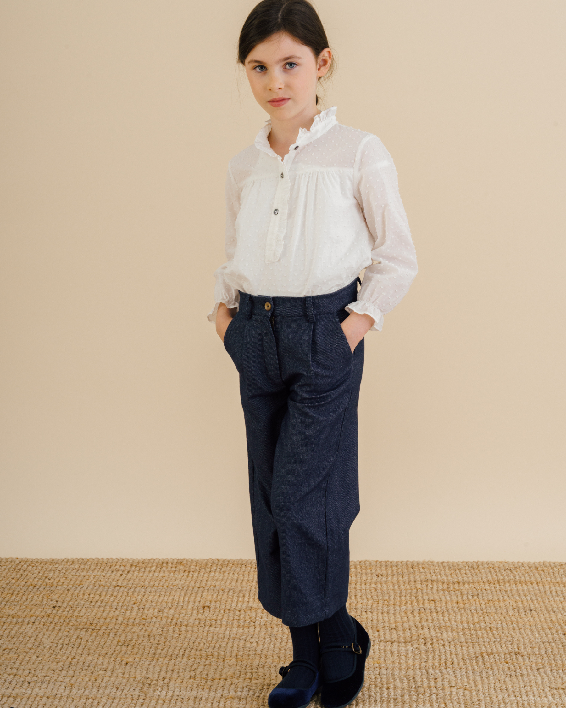 Cyrilla Trousers Navy Twill