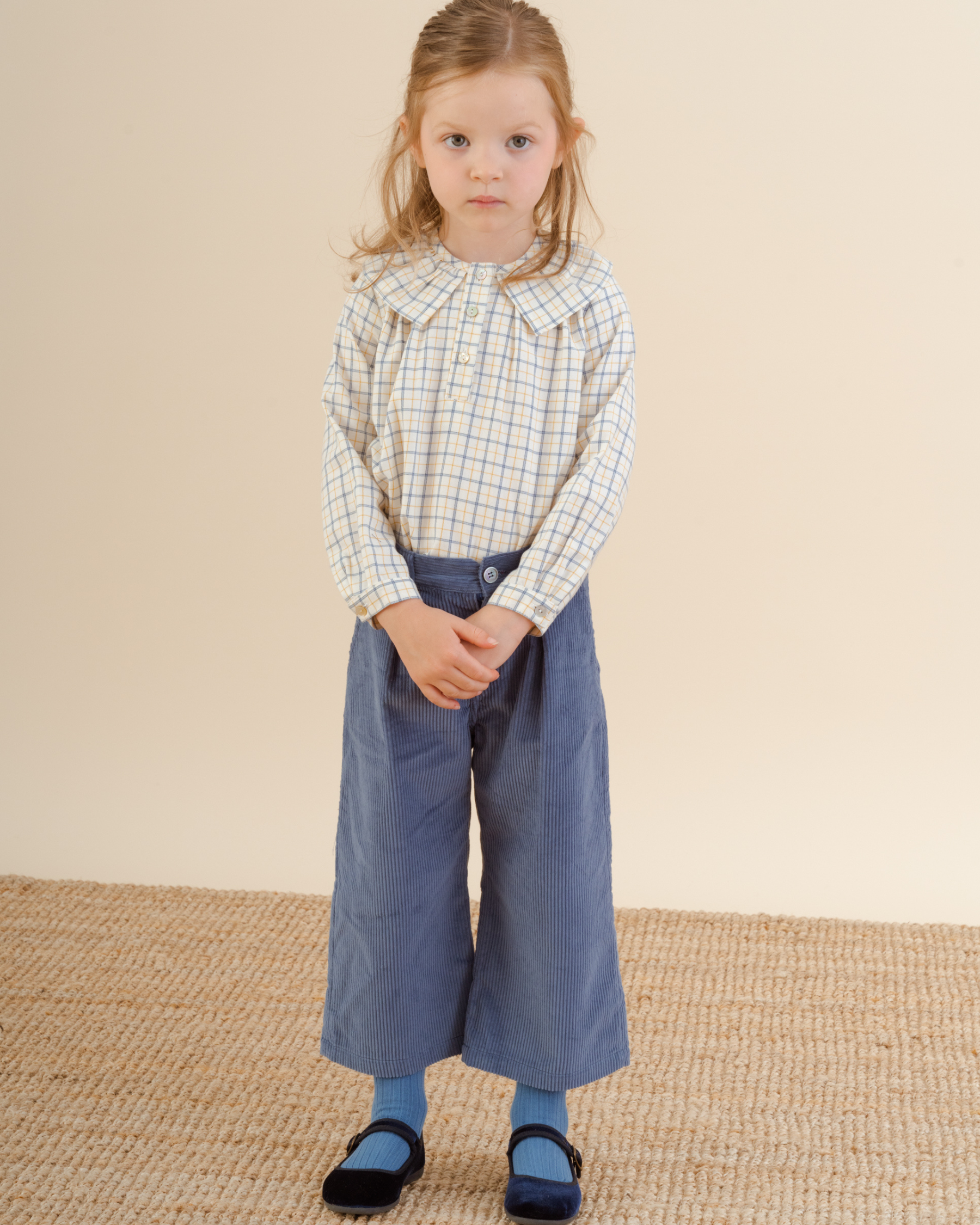 Cyrilla Trousers Mid Blue