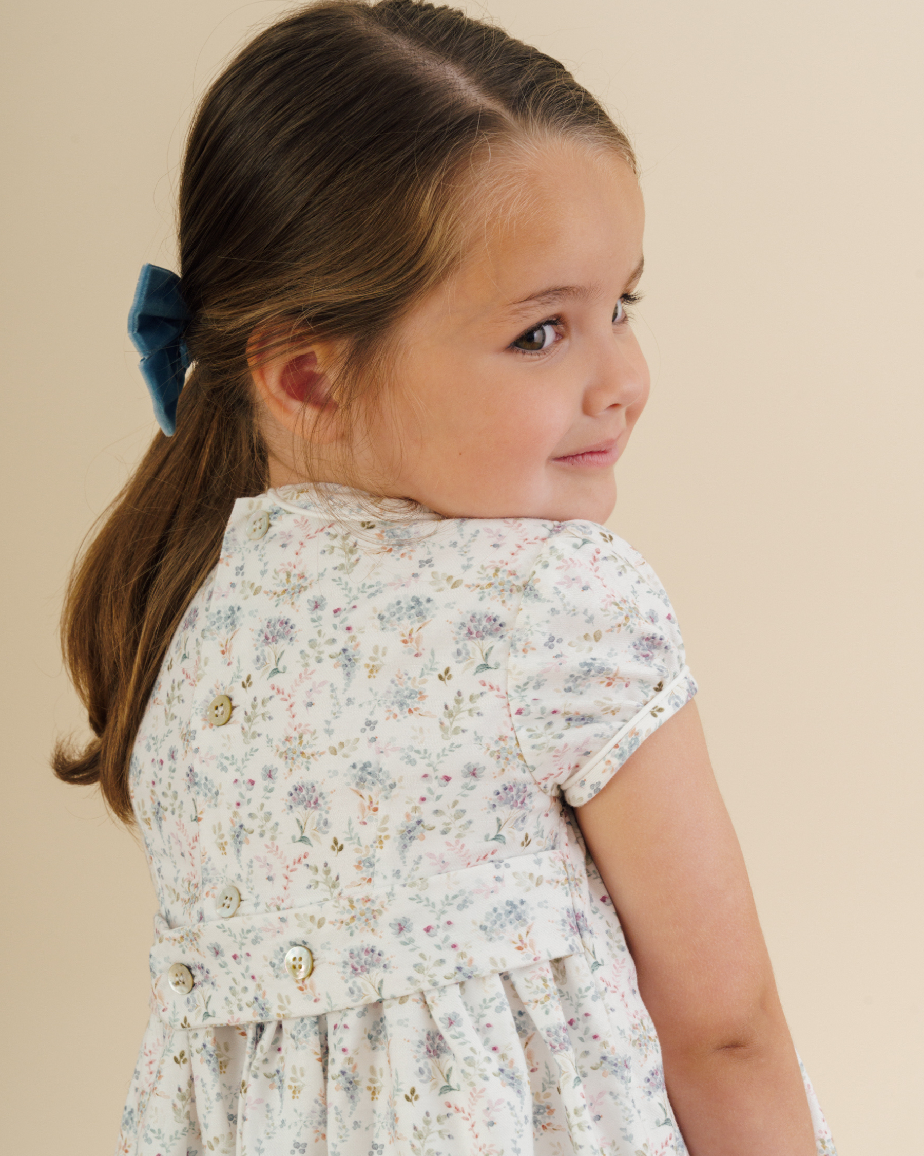 Shirley Dress Blue Floral