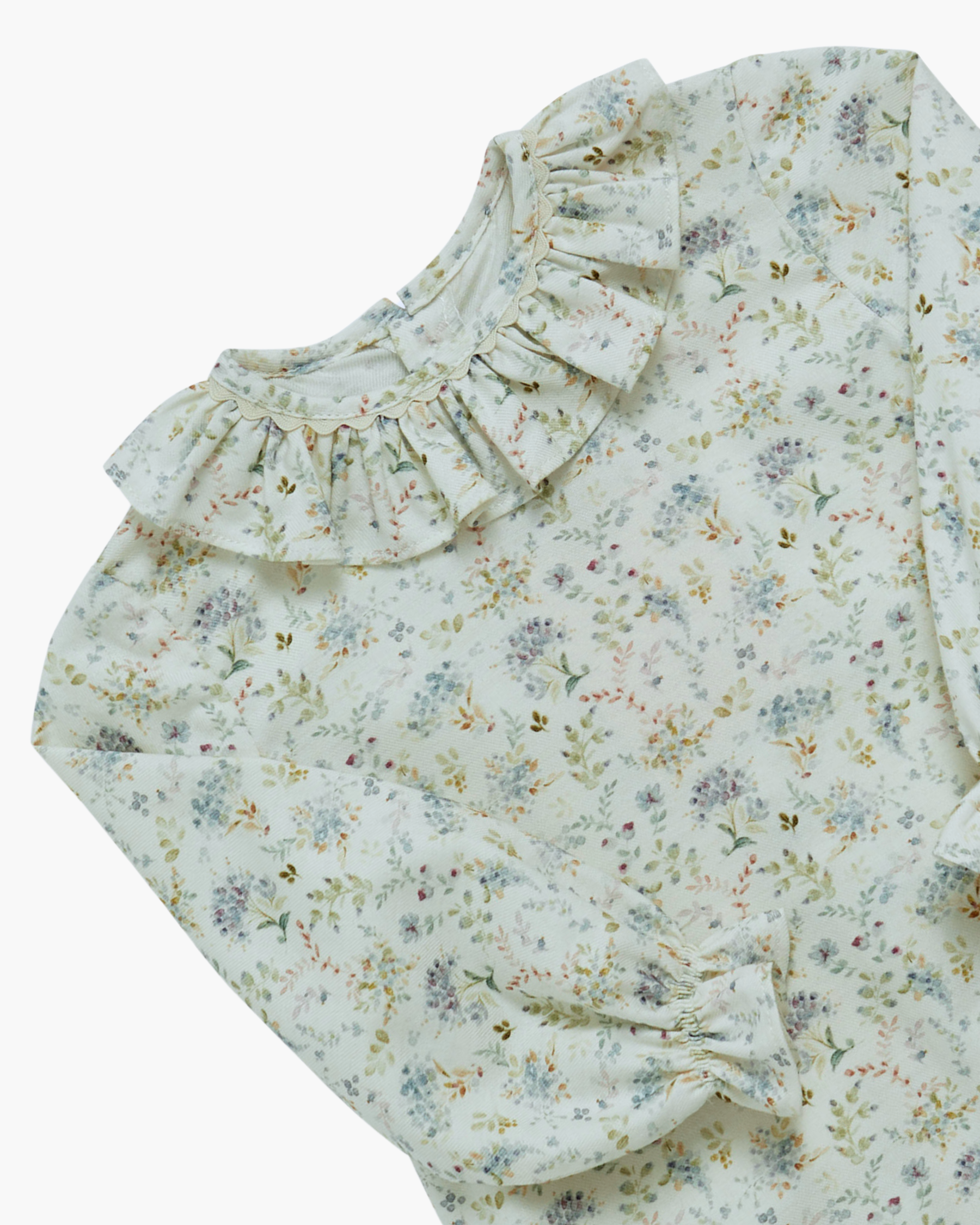 Amelia Baby Blouse Blue Floral