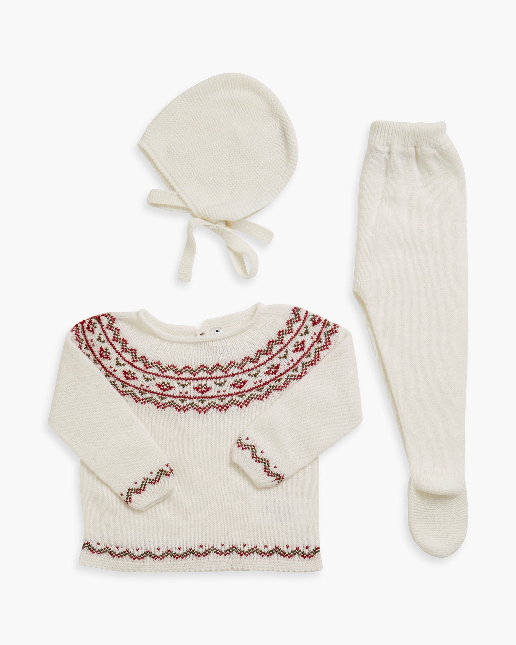 Andrea Fairisle Cream Jumper