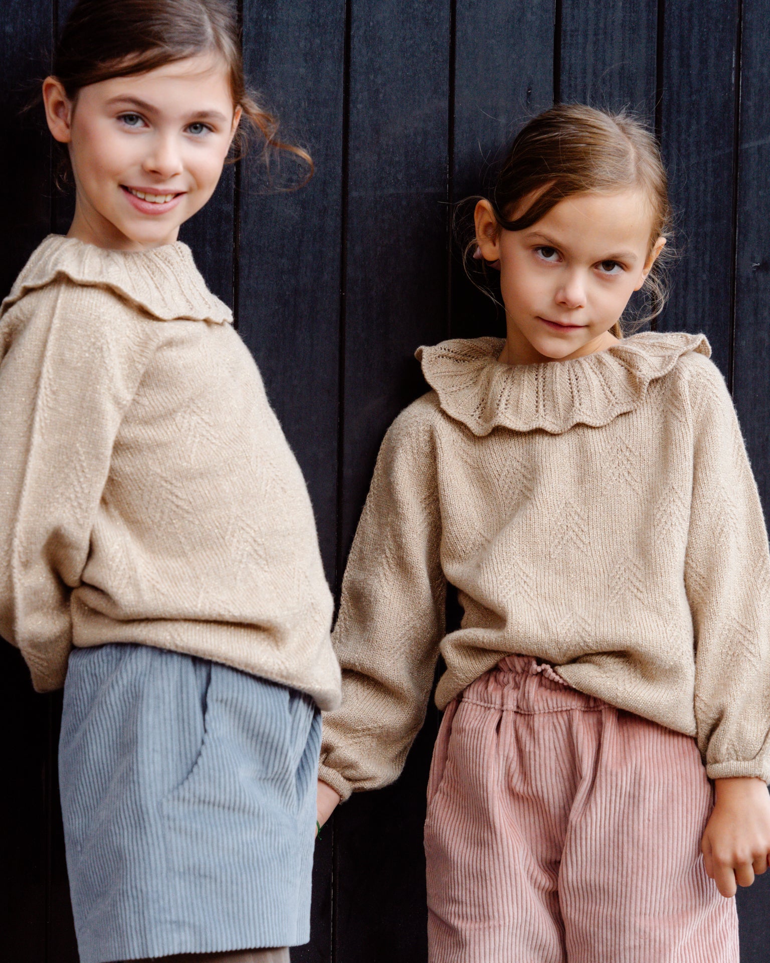 Anne Jumper Lurex Taupe