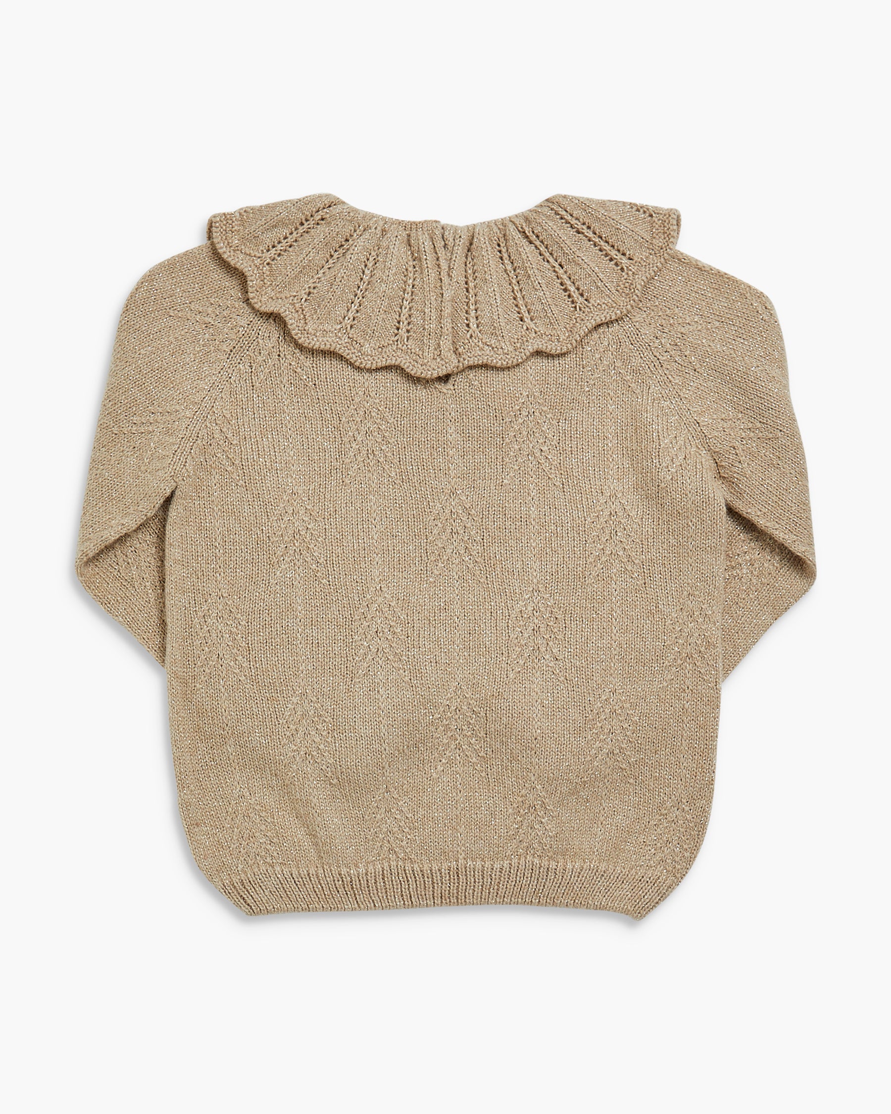 Anne Jumper Lurex Taupe