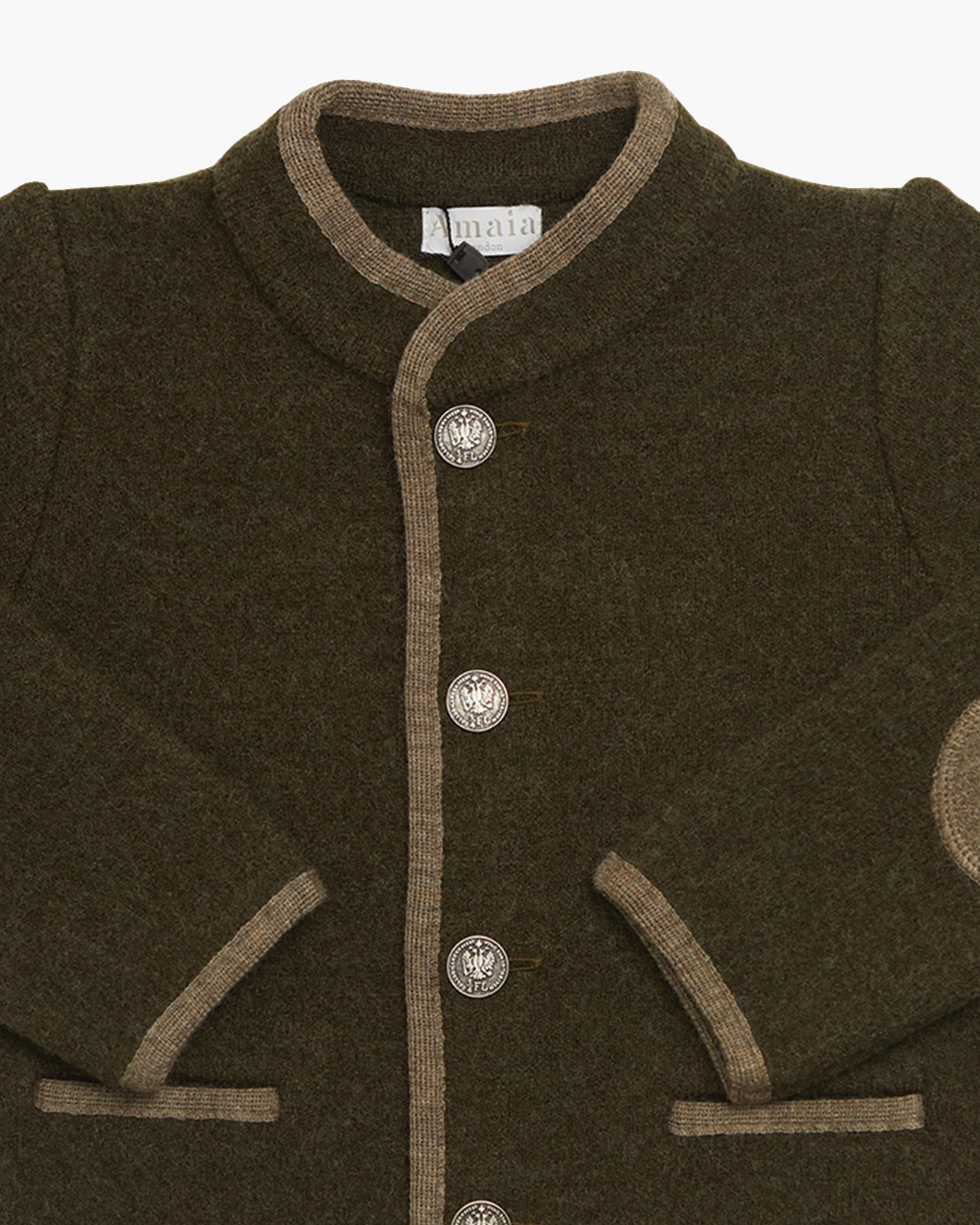 Austrian Wool Jacket Moss