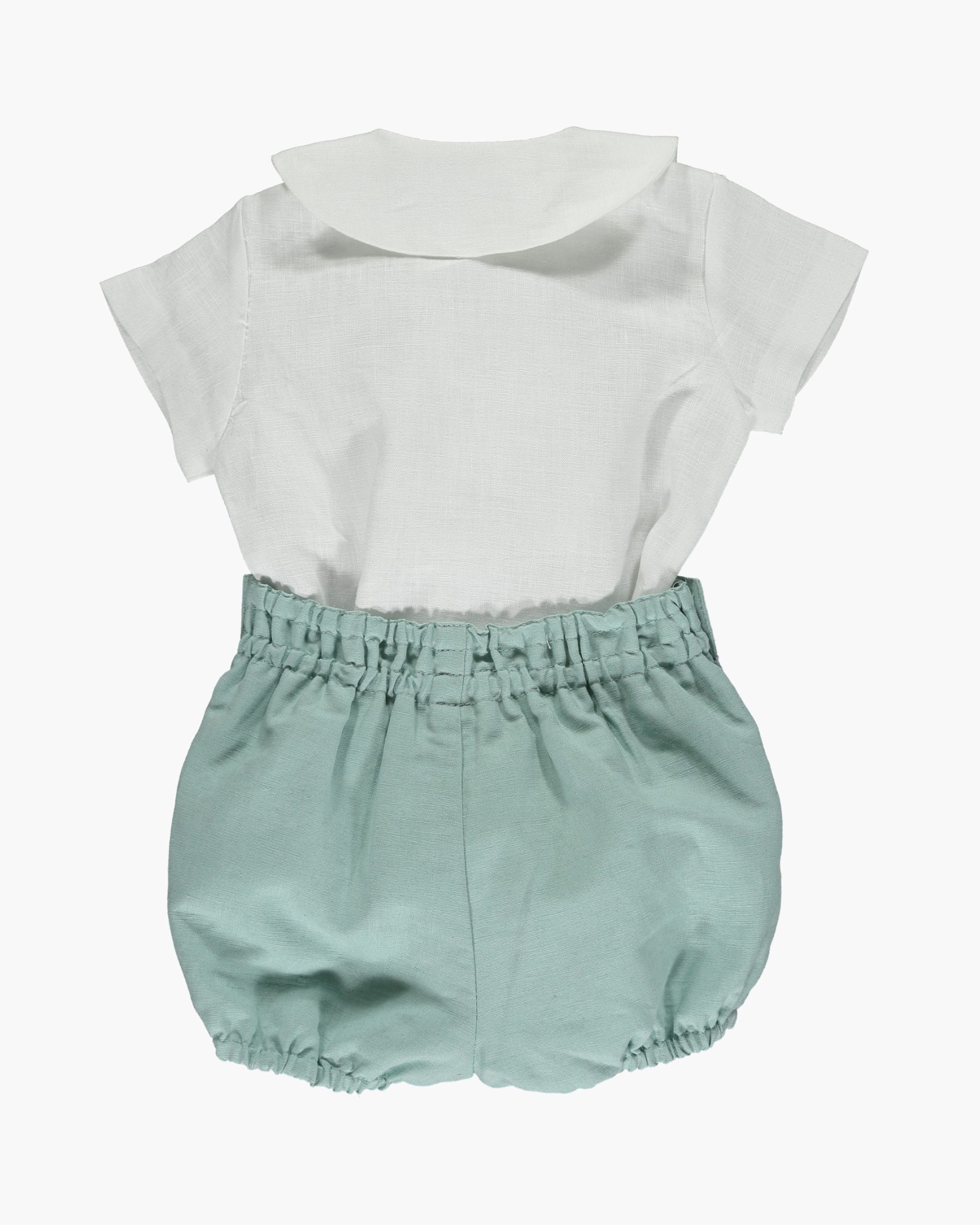 Basil Baby Set Green Linen