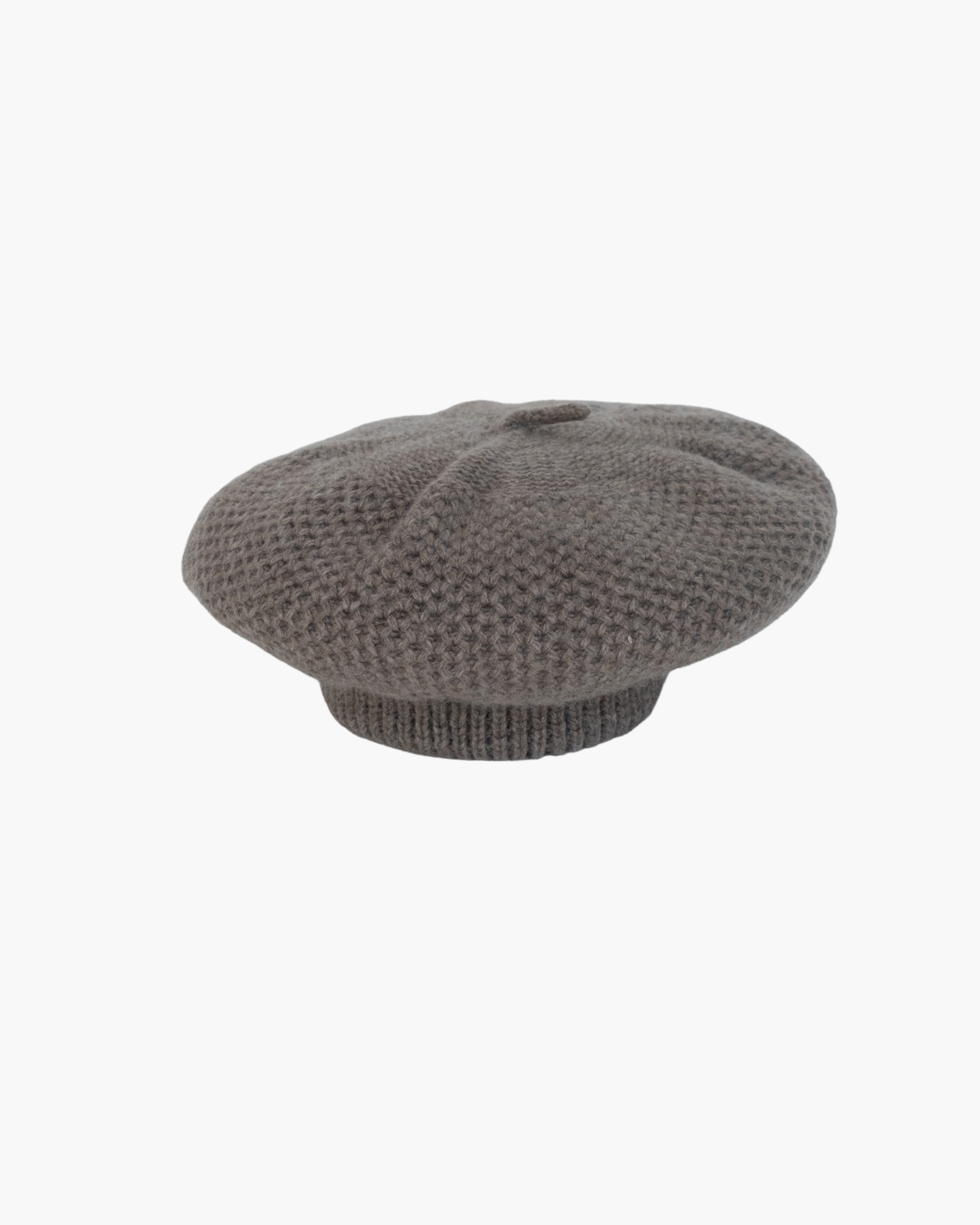 Knitted Beret Taupe