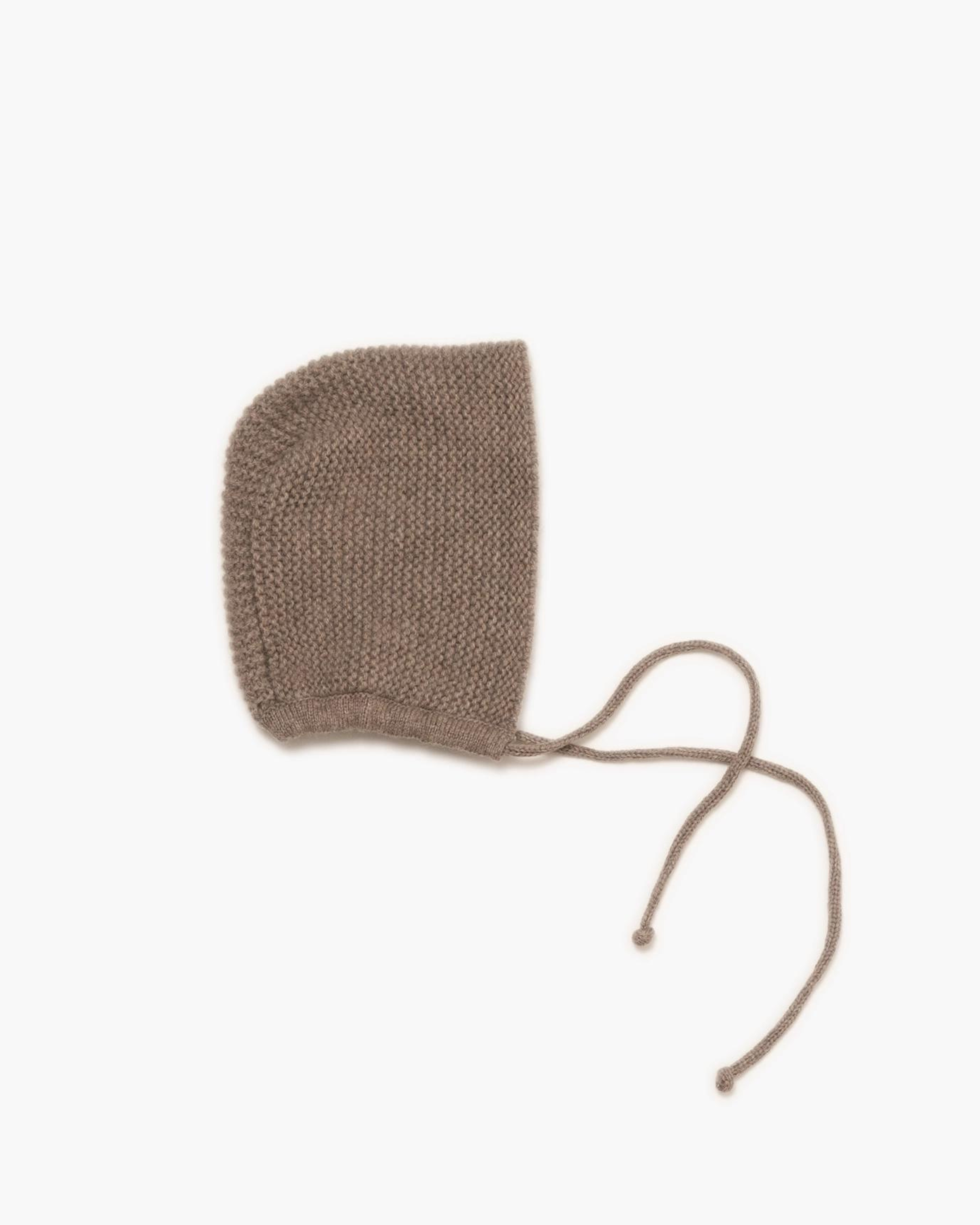 Knitted Bonnet Taupe