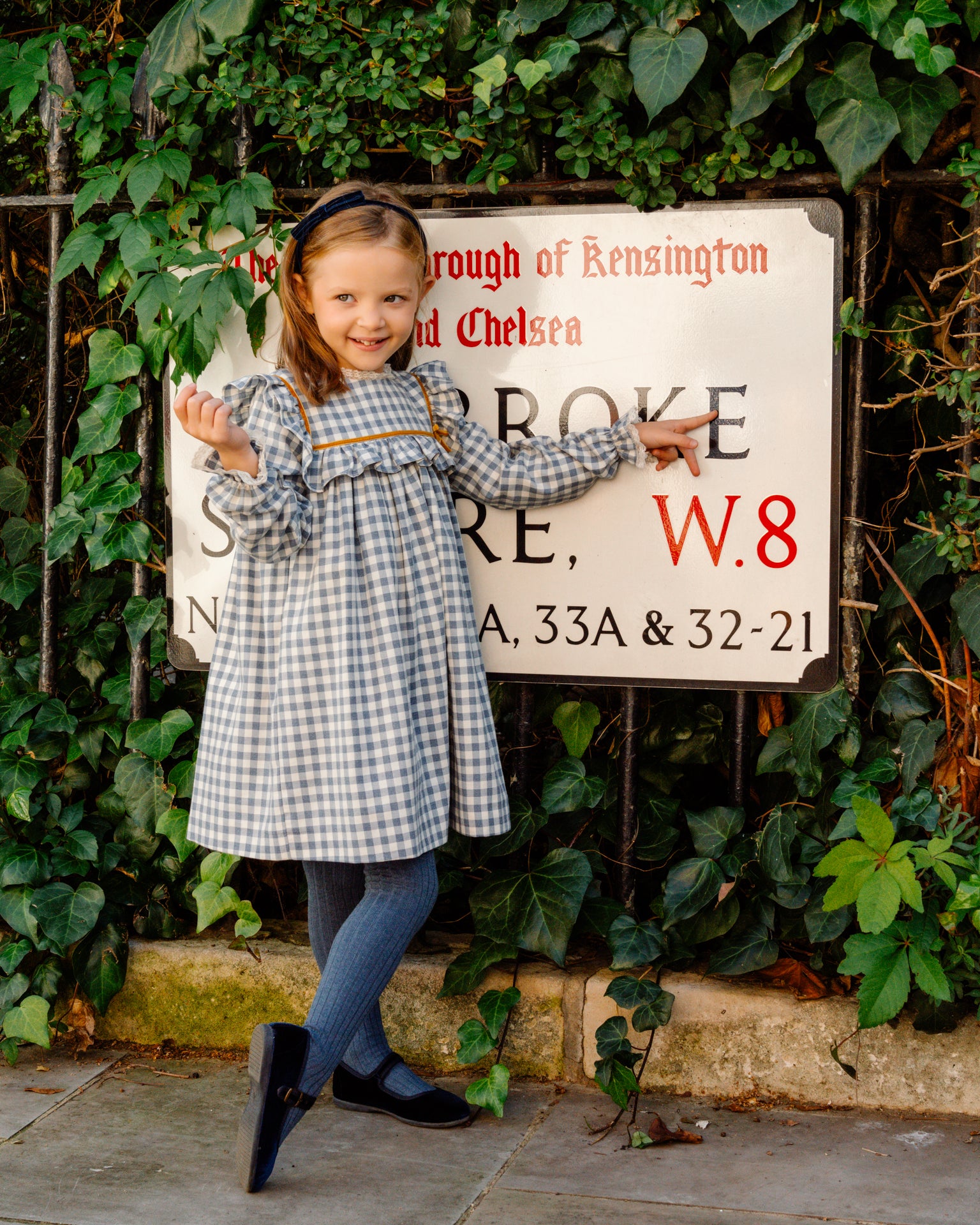 Capucine Dress Blue Vichy