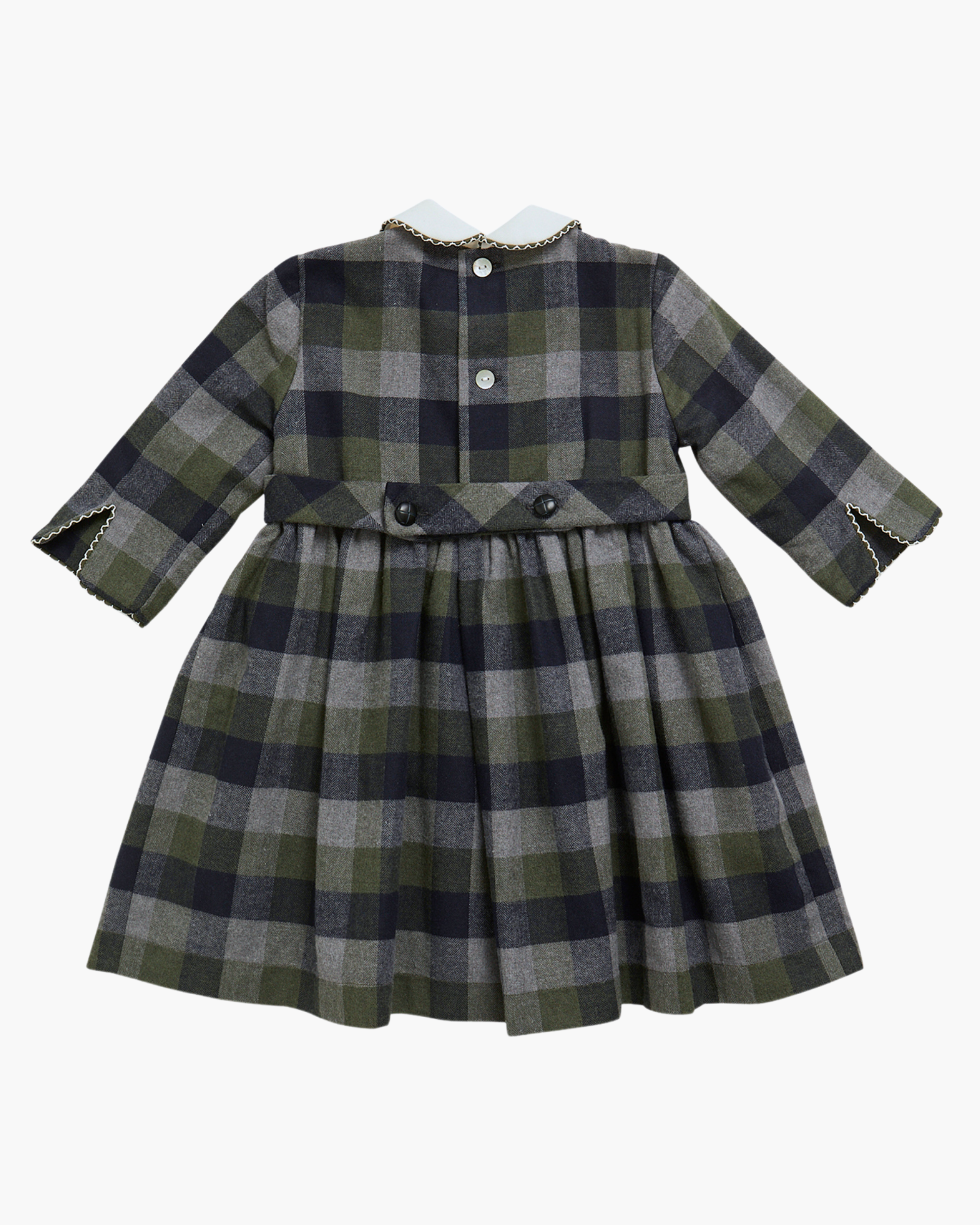 Corneta Dress Navy Tartan