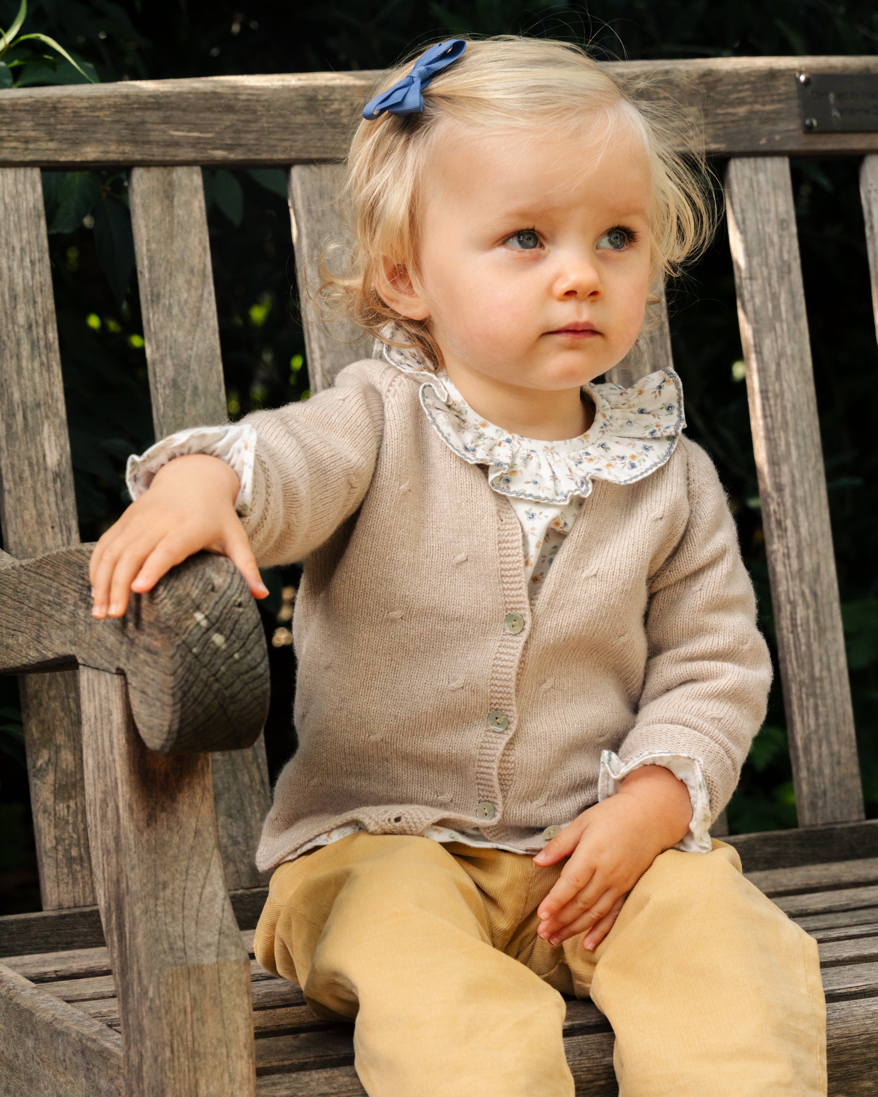 Puce Cardigan Sand