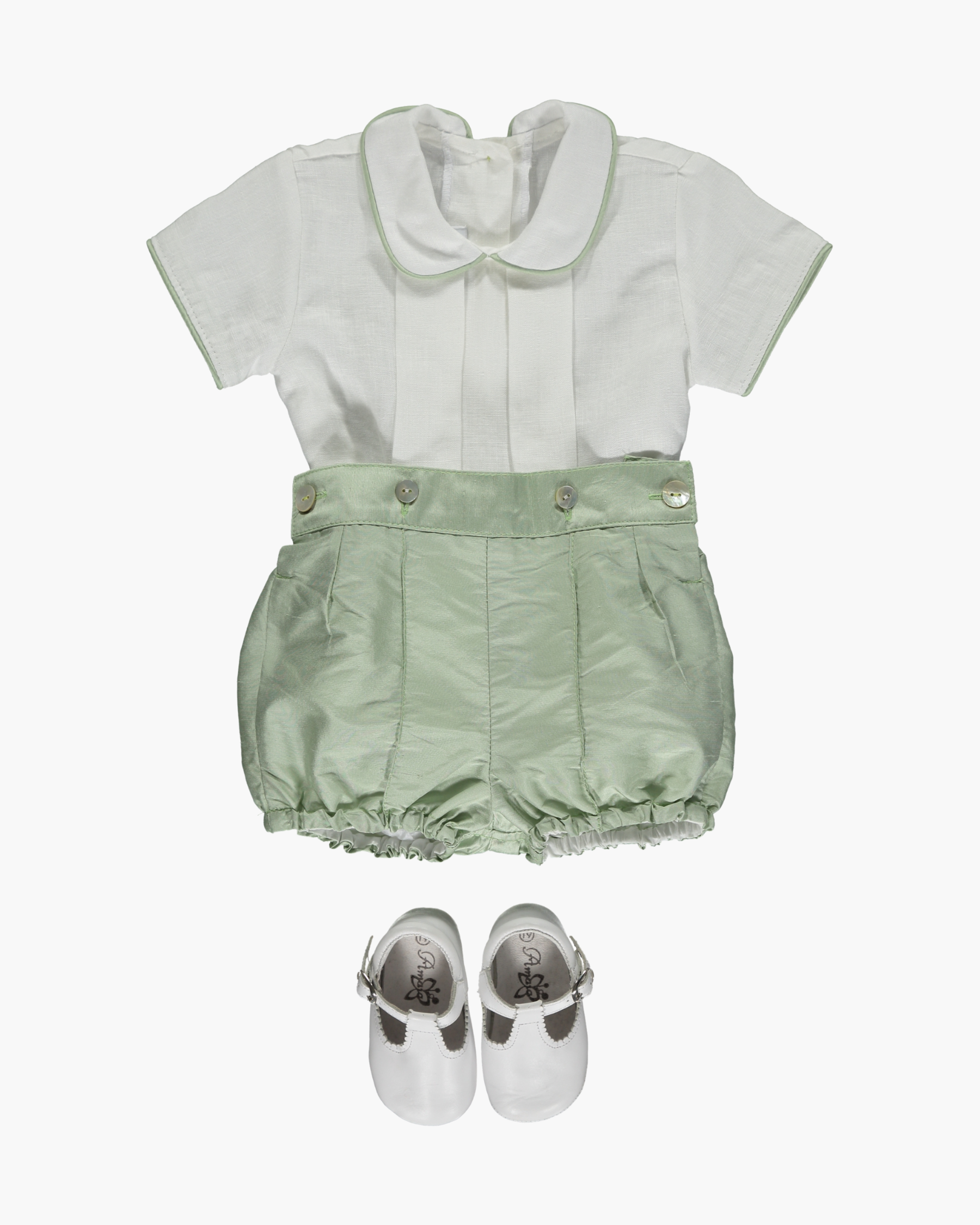 Henry Baby Set Mint Silk