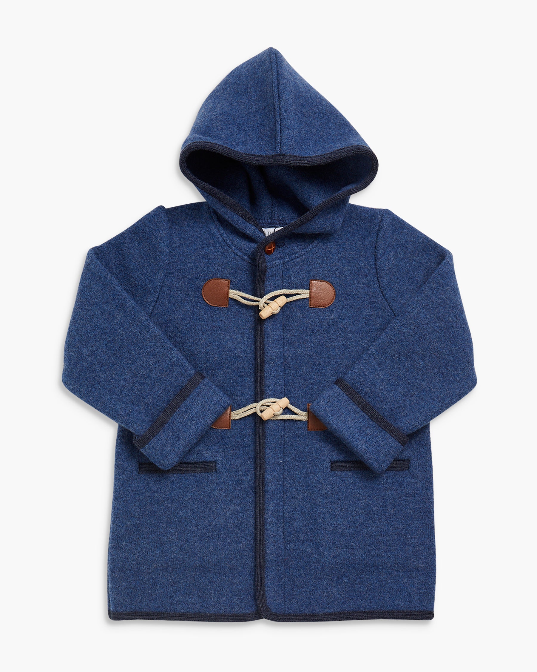 Hooded Duffle Coat Blue