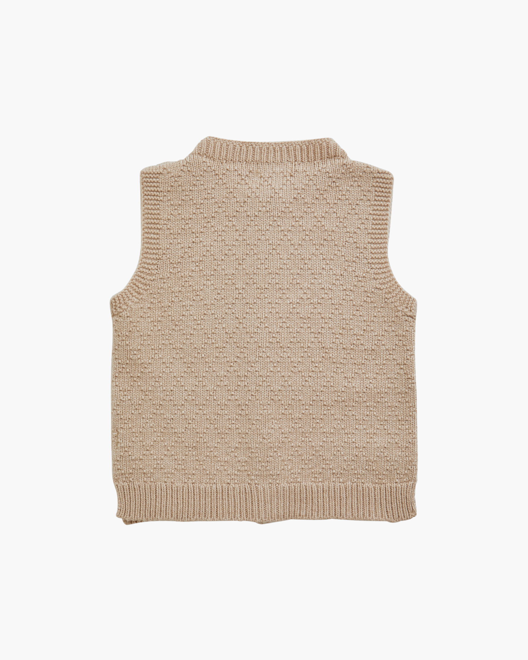 Knitted Vest Sand