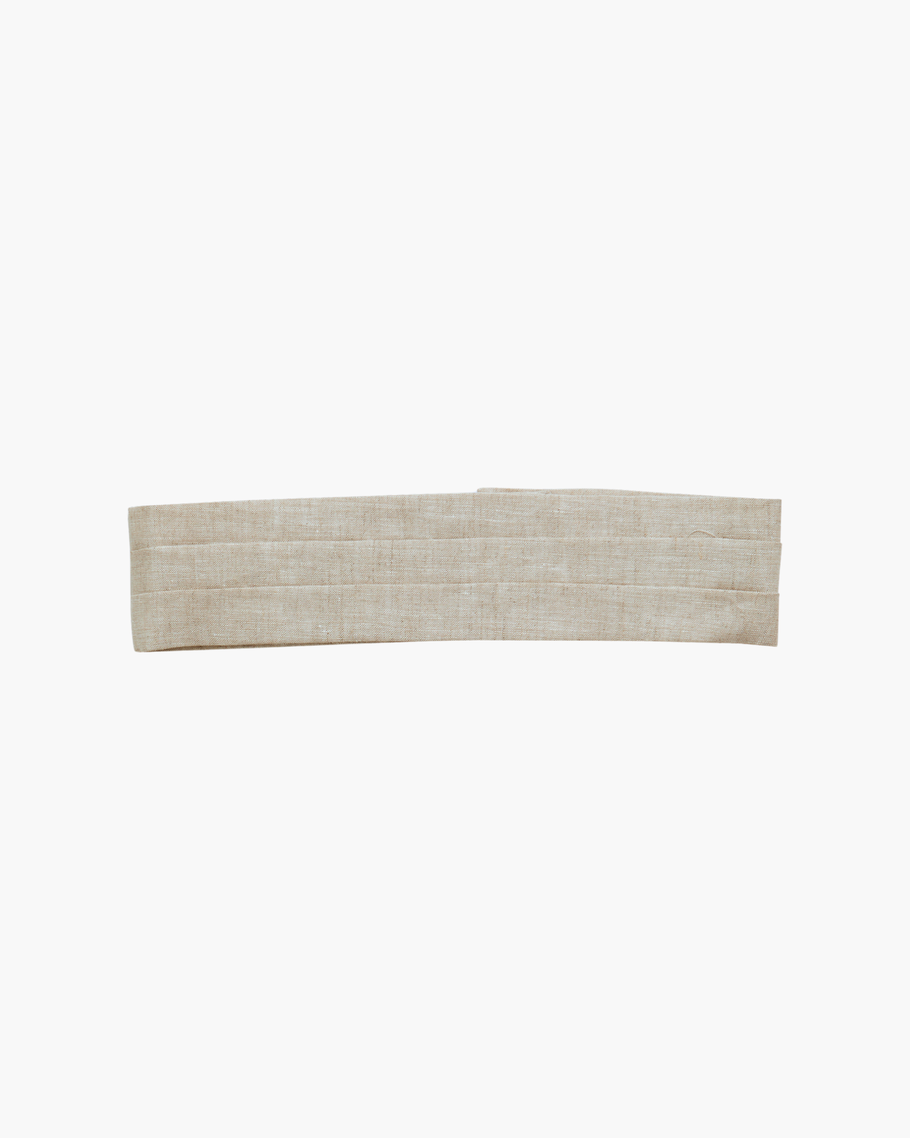 Linen Cummerbund Natural