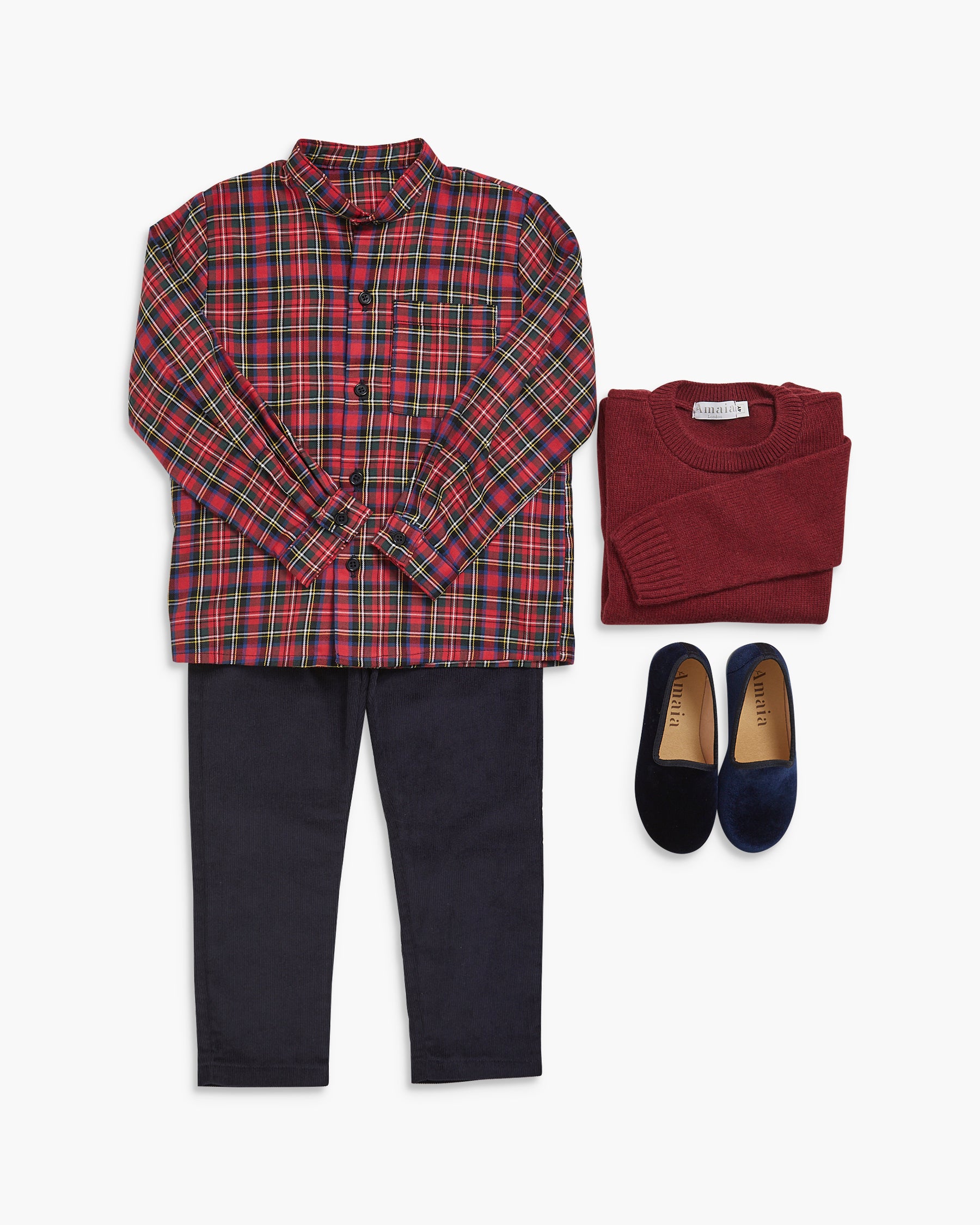 Pereprine Shirt Red Tartan