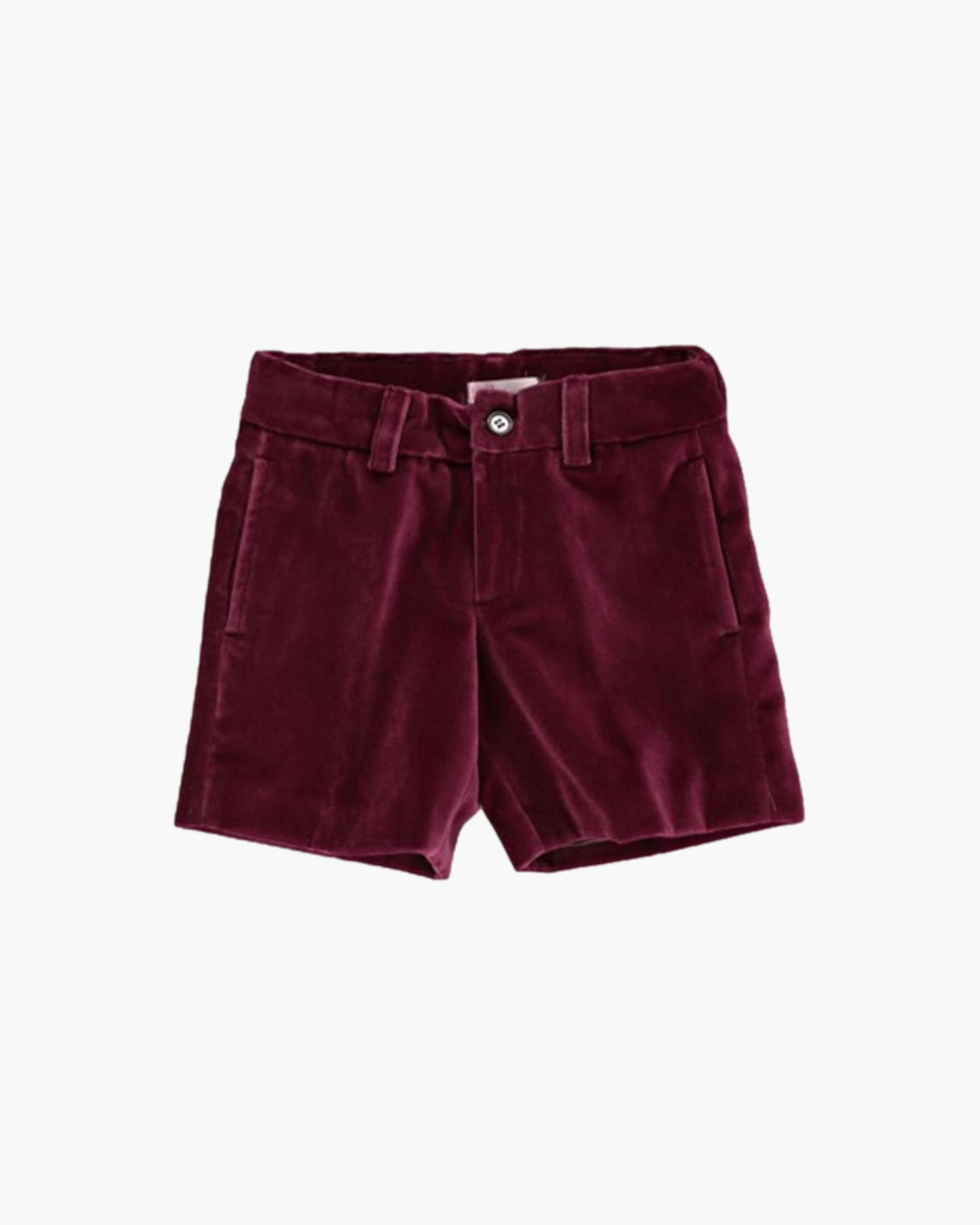 Louis Short Velvet Burgundy