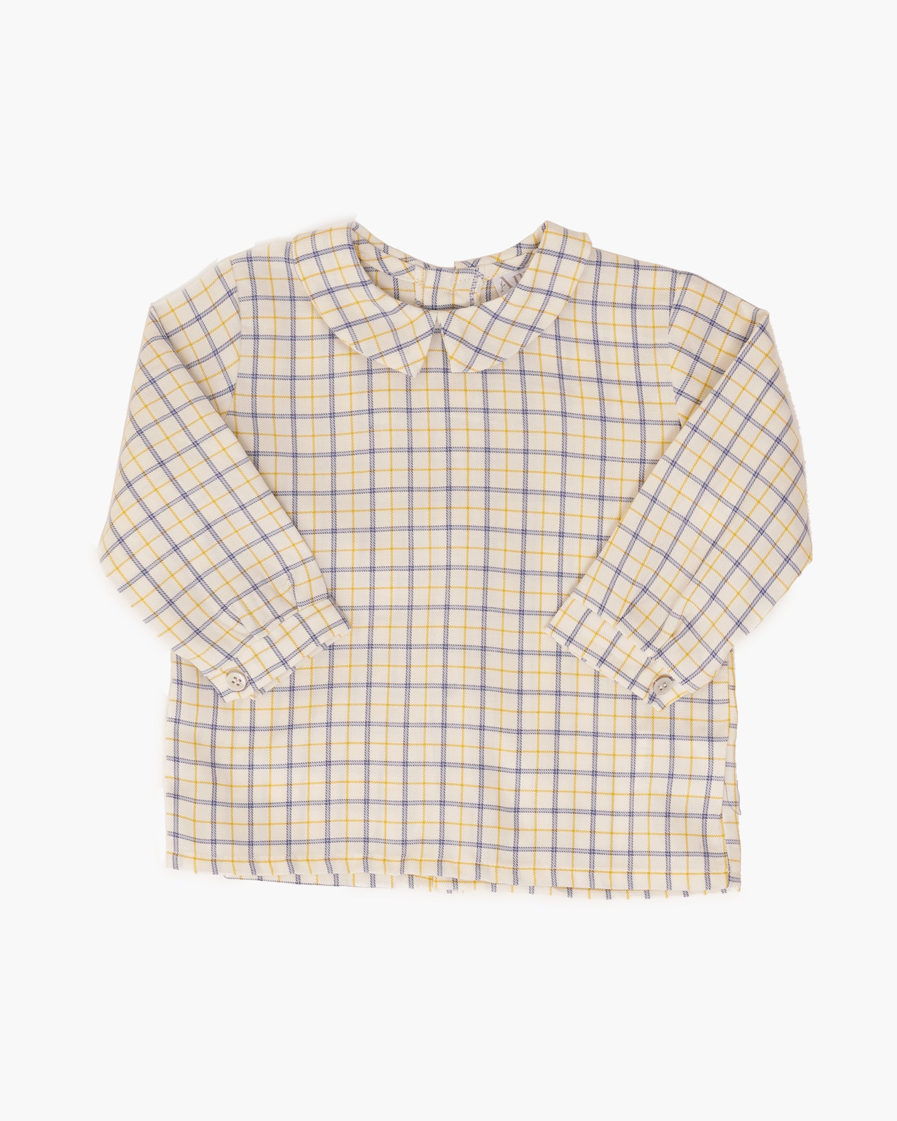 Mallard Shirt Blue/Yellow Check